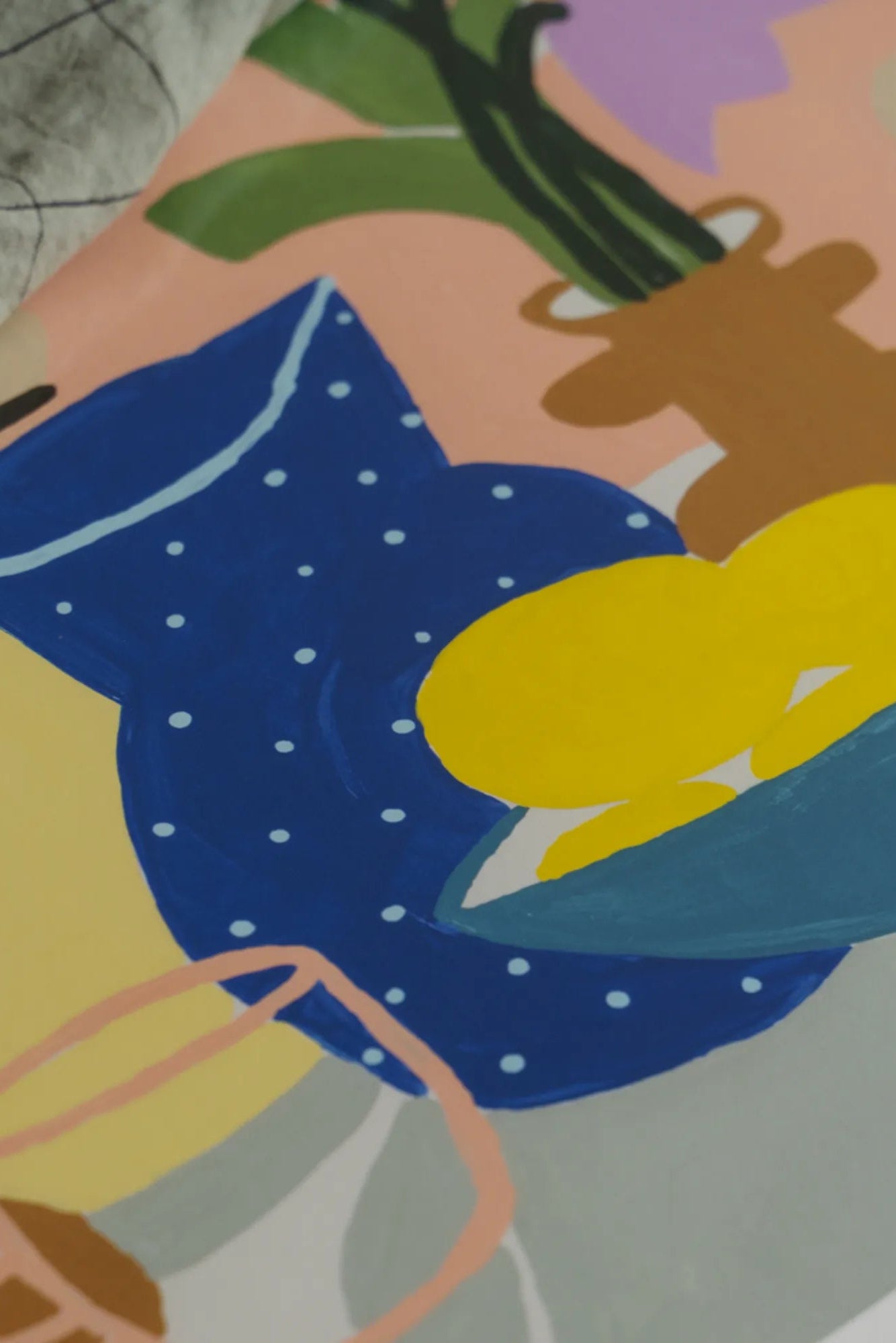 Close-up of a festive table setting with floral centerpiece and crystal glasses