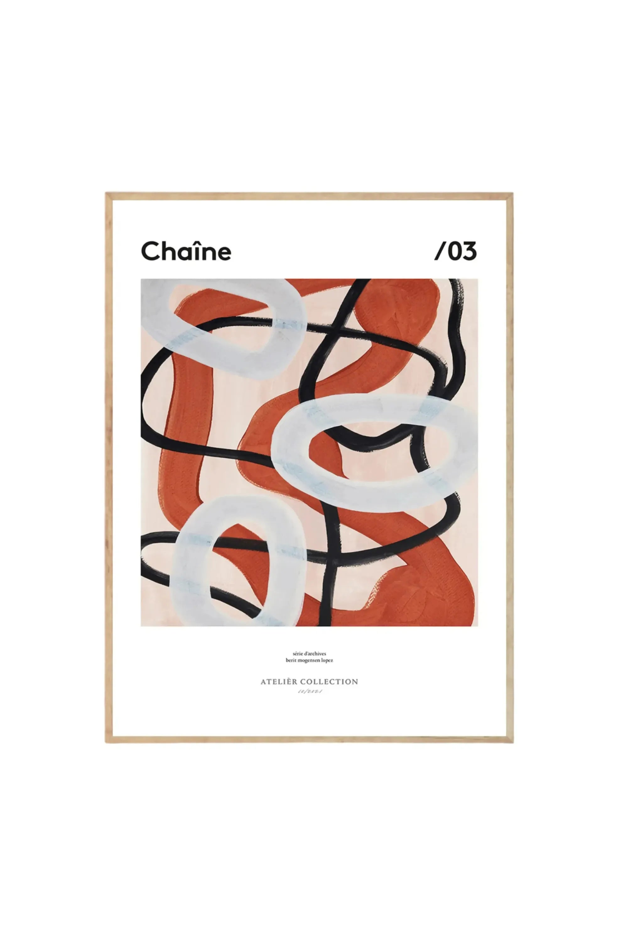 Chaine - Art Print by The Poster Club - THAT COOL LIVING