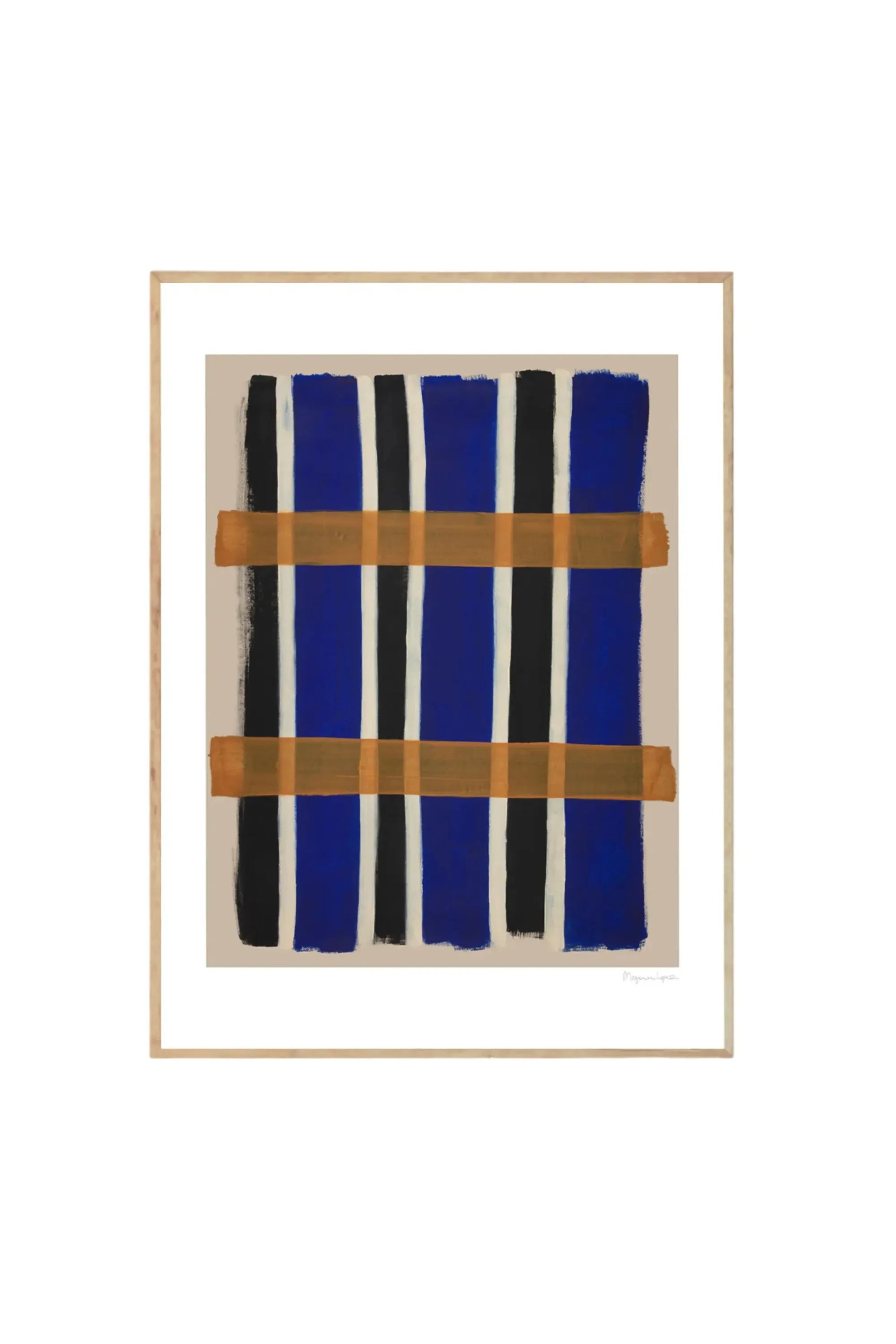 Checkered - Art Print by The Poster Club - THAT COOL LIVING