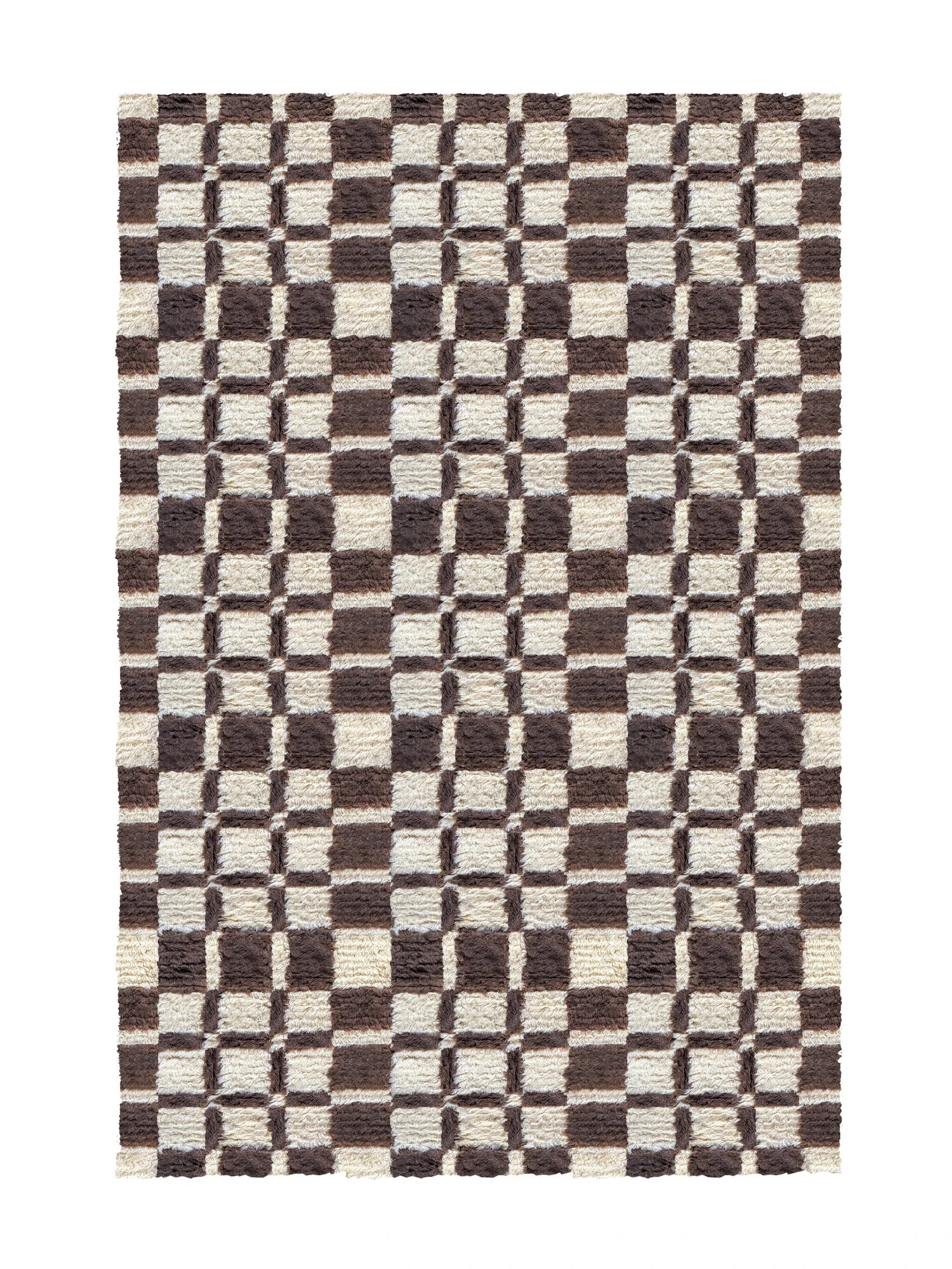 Chestnut Shaggy Rug by Layered - THAT COOL LIVING