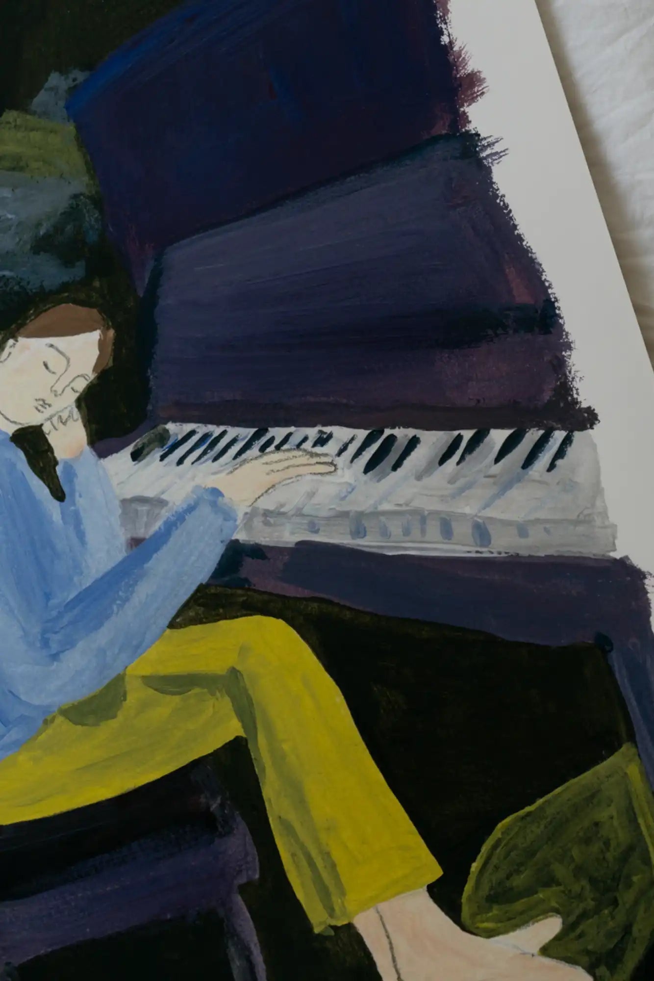 Hania at the Piano - Art Print by The Poster Club - THAT COOL LIVING