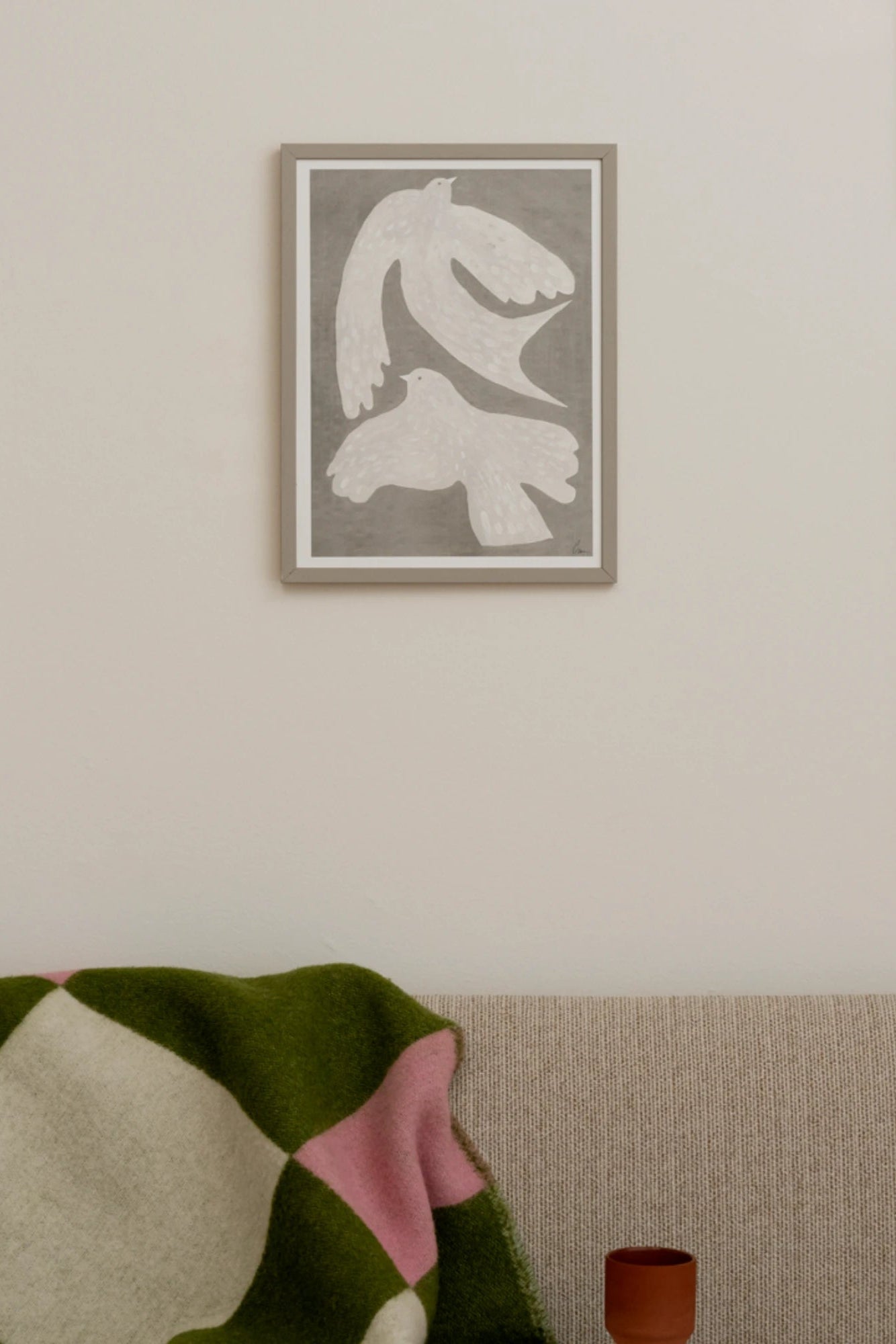 Two Birds - Art Print by The Poster Club - THAT COOL LIVING