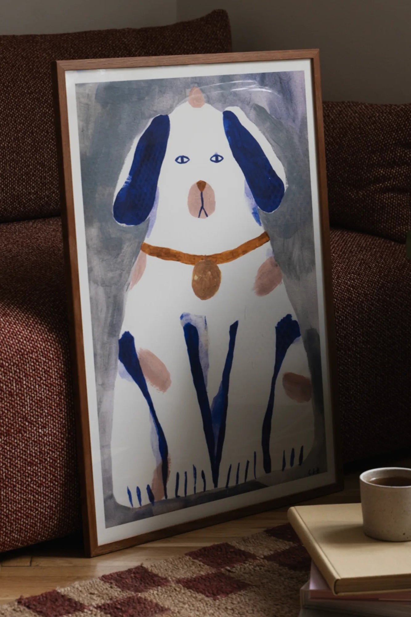 Strong and loyal Guardian Dog standing tall and vigilant