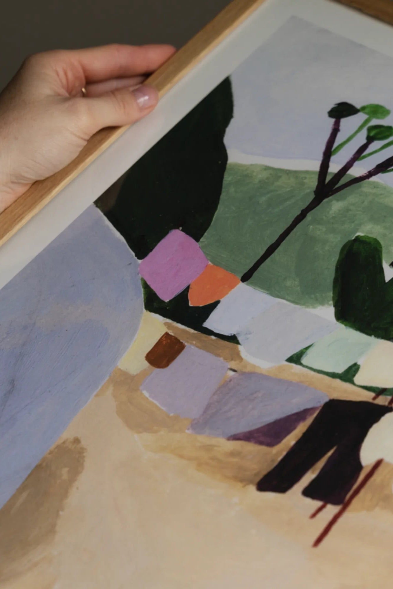 Traditional Sri Lankan wooden fishing boat on a tranquil lake