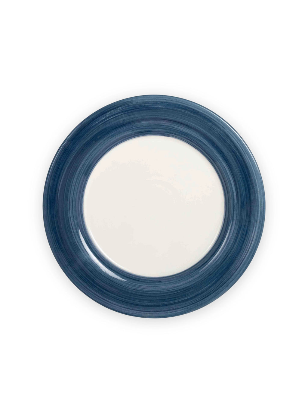 Classic Blue Hand-Painted Dinner Plate - Set of 4