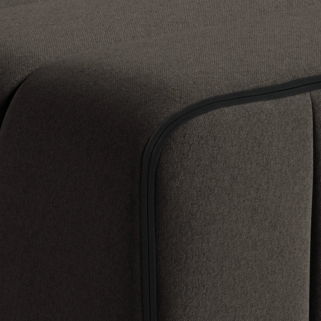Curt Modular Sofa System - Fabric Jet - THAT COOL LIVING