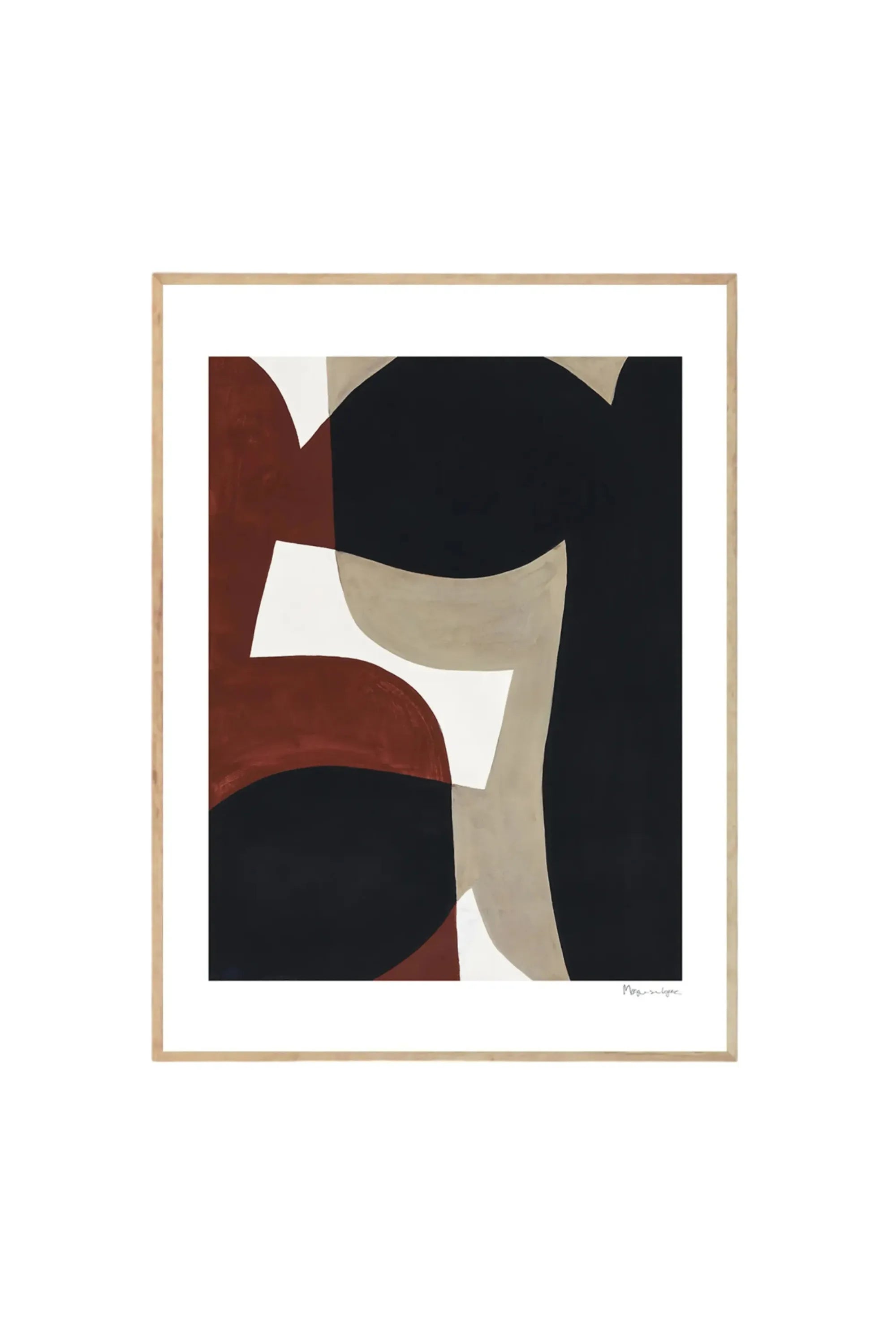 Connected Shapes No.1 - Art Print by The Poster Club - THAT COOL LIVING