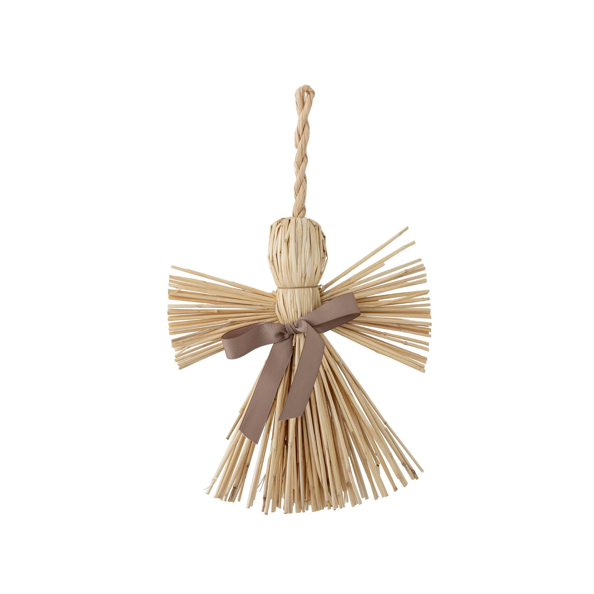 Straw Angel Ornament - Set of 2