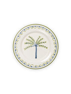 Coqueiro Hand-Painted Dessert Plate - Set of 4