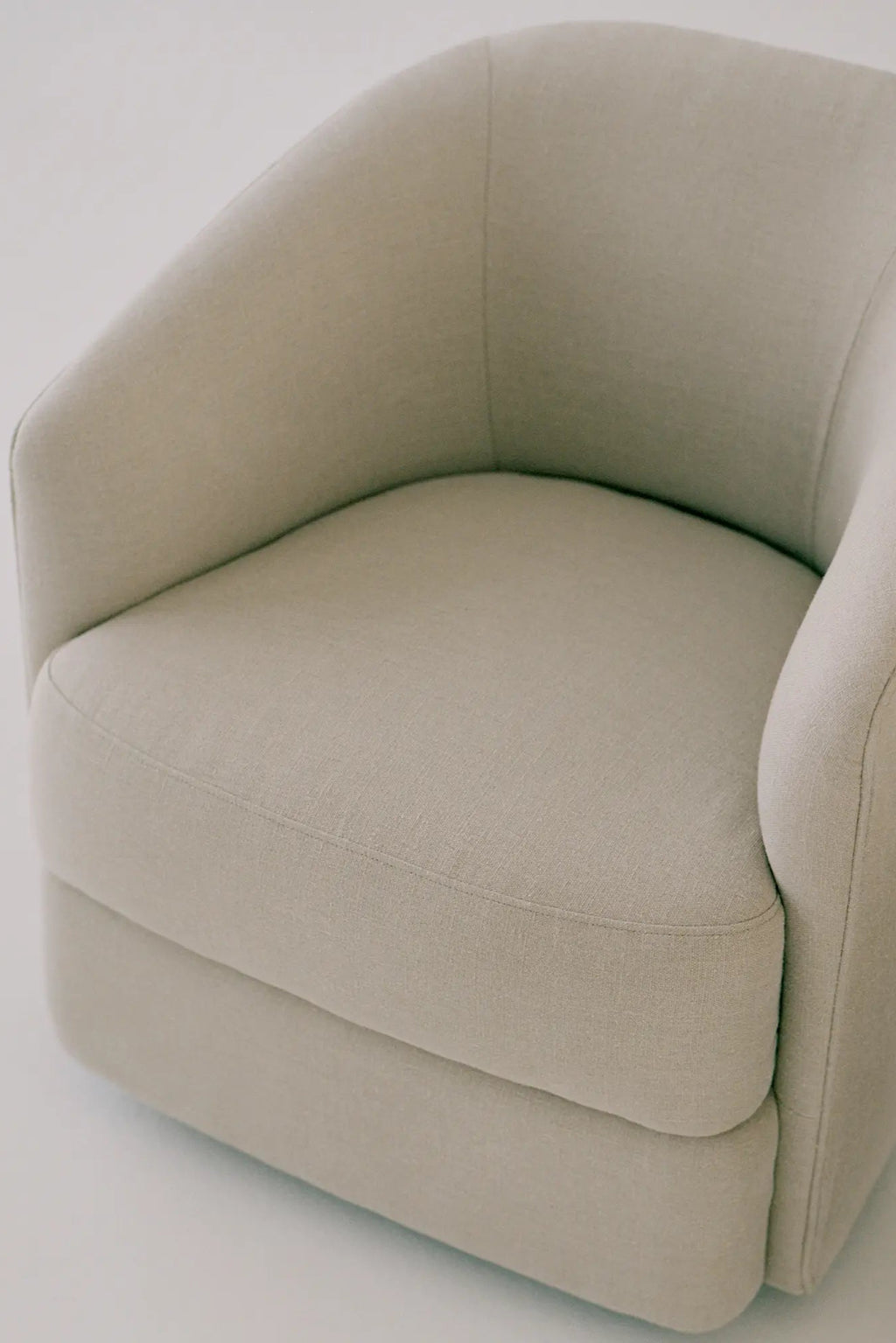 Modern and stylish Covent Lounge Chair - Narrow in a cozy living room setting