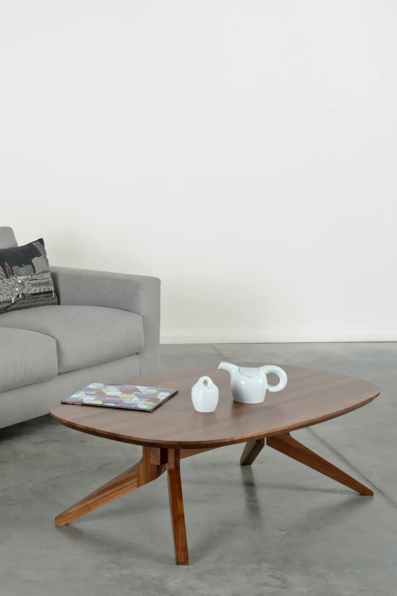 Cross Oval Coffee Table - THAT COOL LIVING