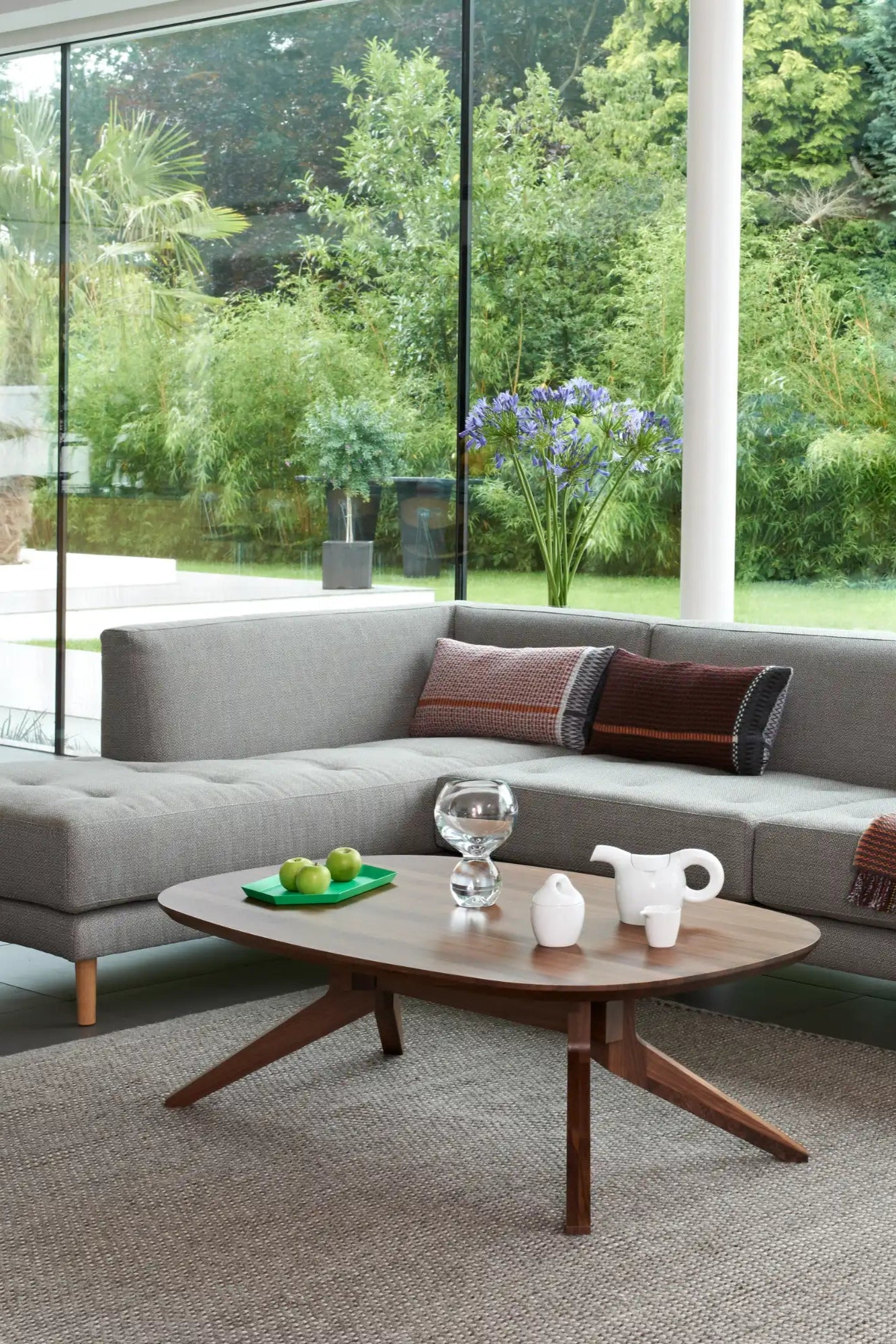 Cross Oval Coffee Table - THAT COOL LIVING