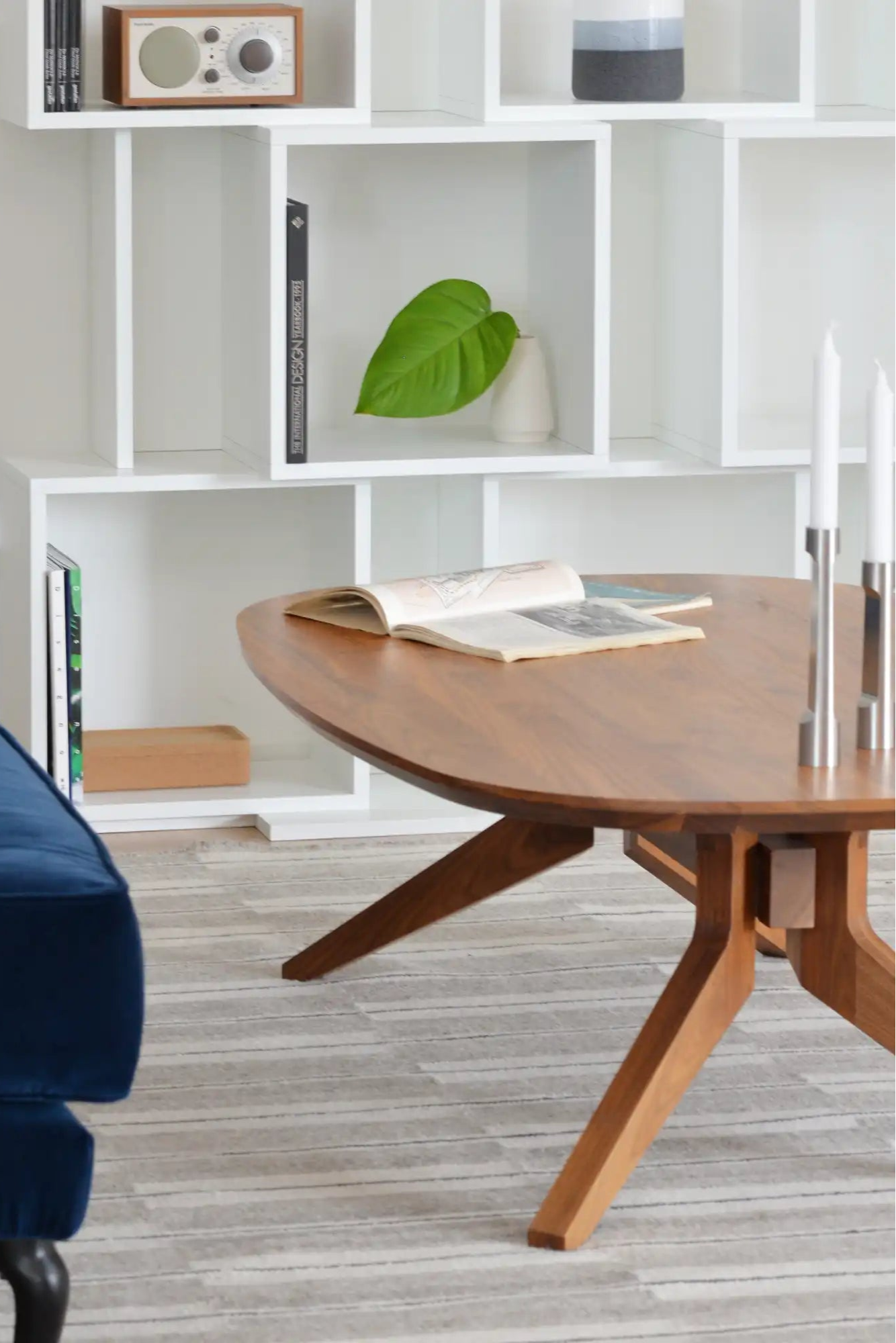 Cross Oval Coffee Table - THAT COOL LIVING