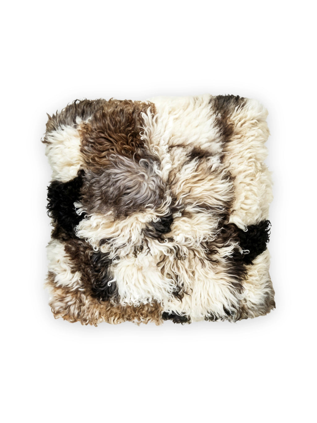 Curly Sheepskin Floor Pillow