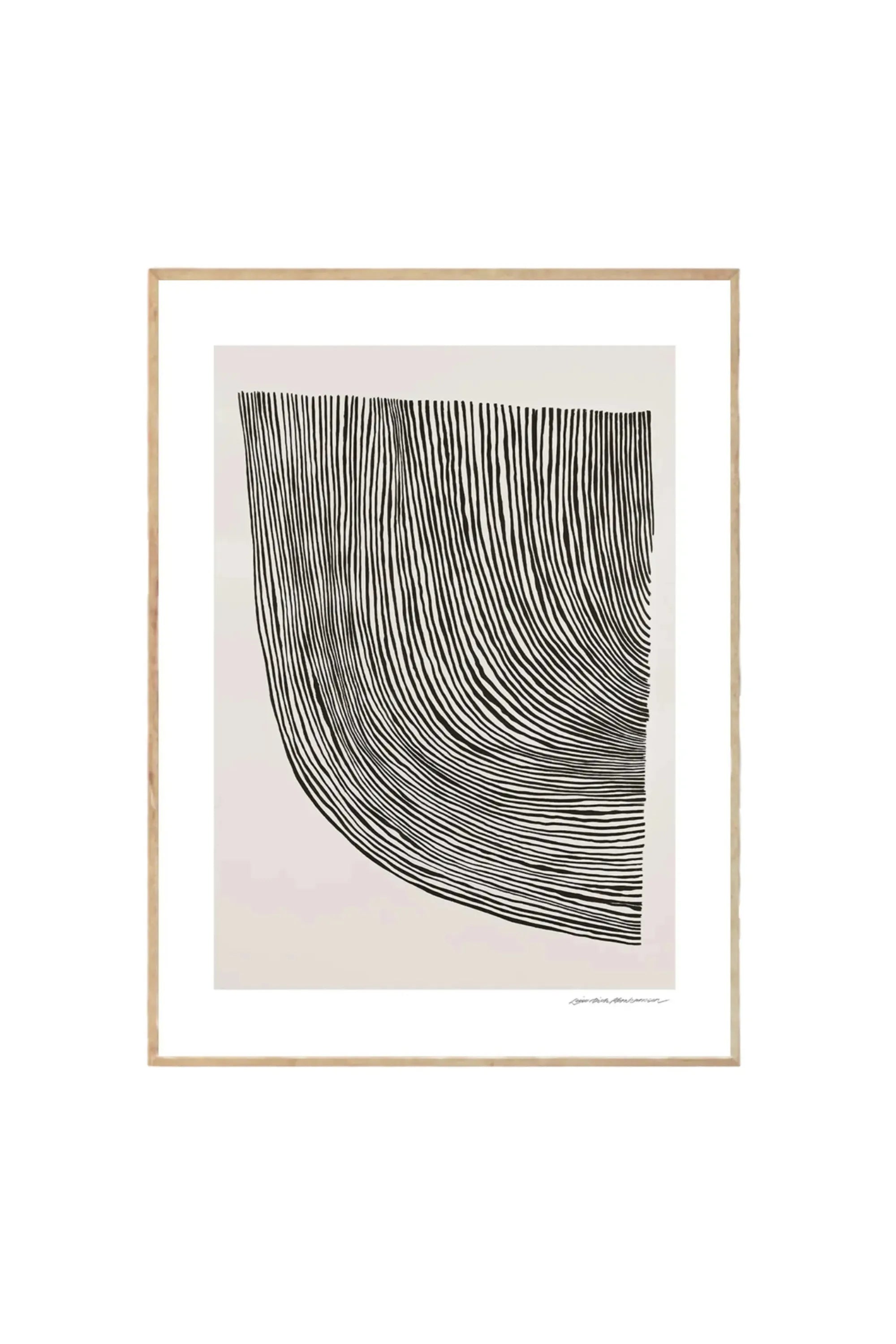Curves - Art Print by The Poster Club - THAT COOL LIVING