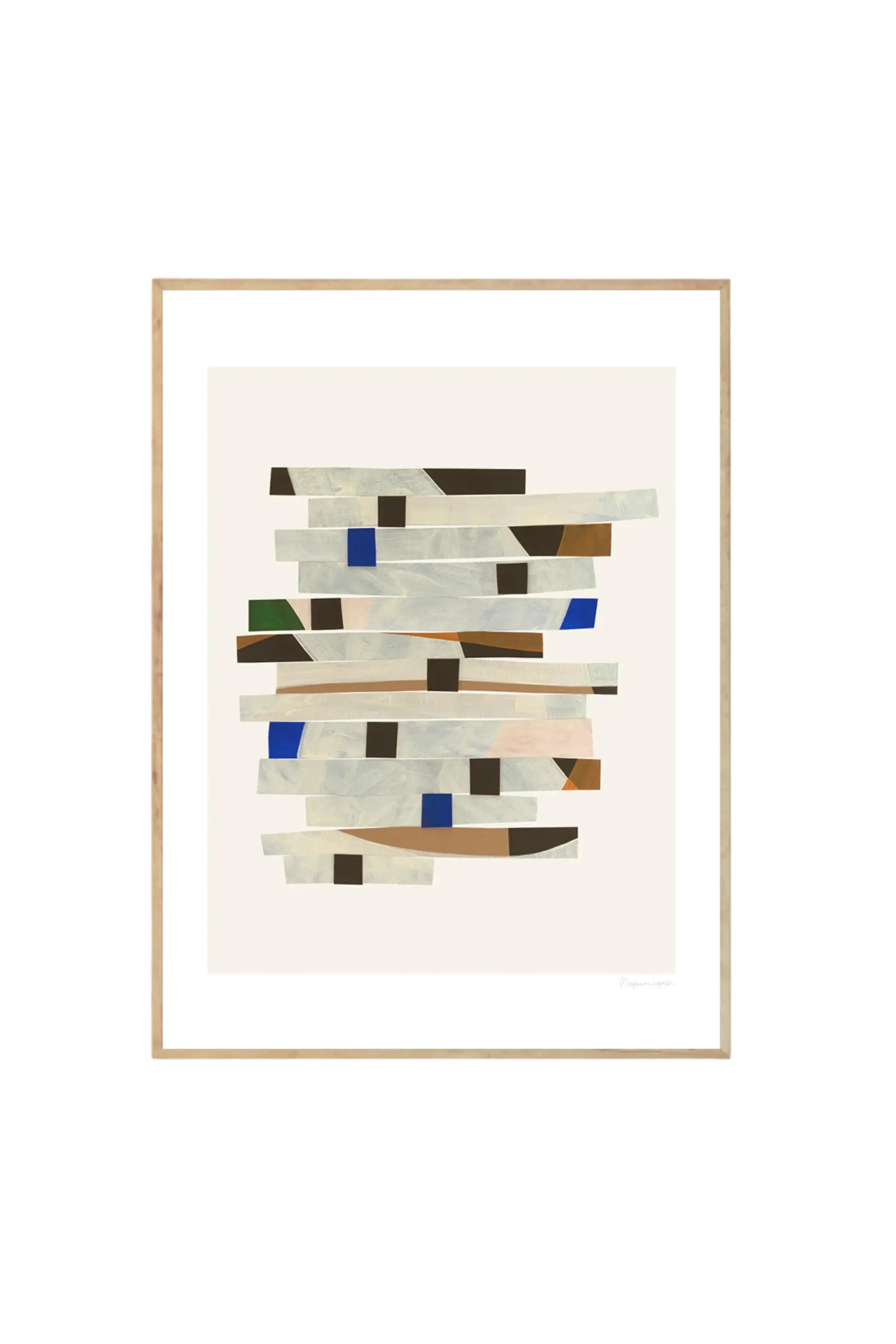 Cut up Stripes - Art Print