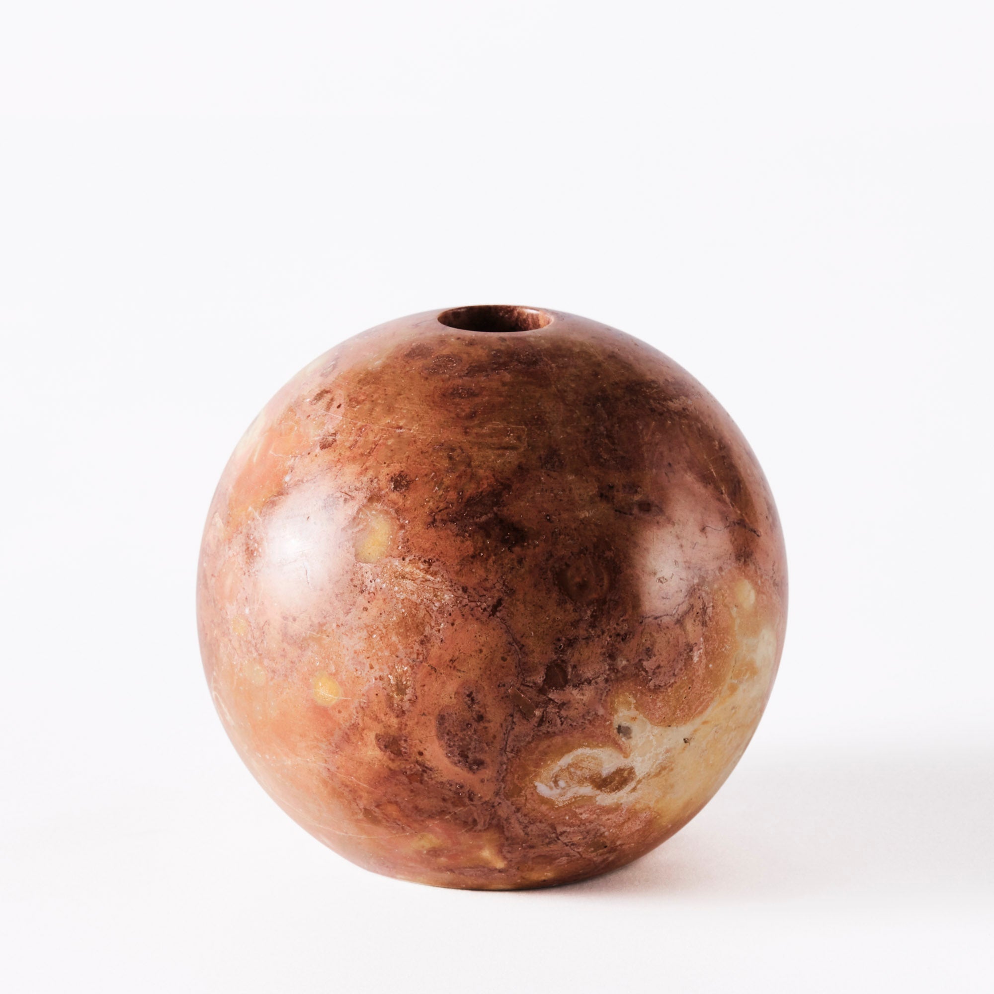 Sphere Candle Holder 12 Red - THAT COOL LIVING