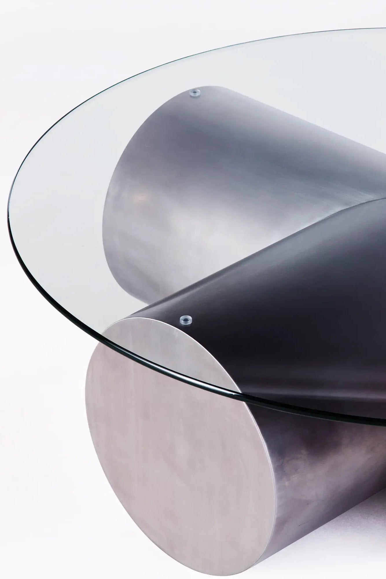 Modern wooden cross sofa table with sleek design and storage shelf