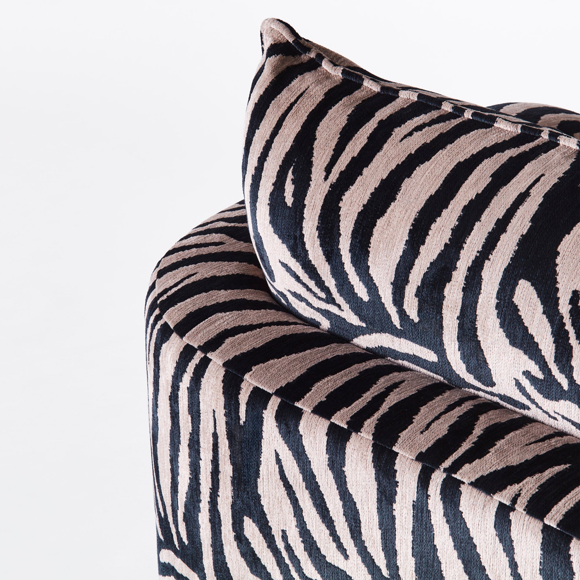 Miles Love Seat Zebra - THAT COOL LIVING