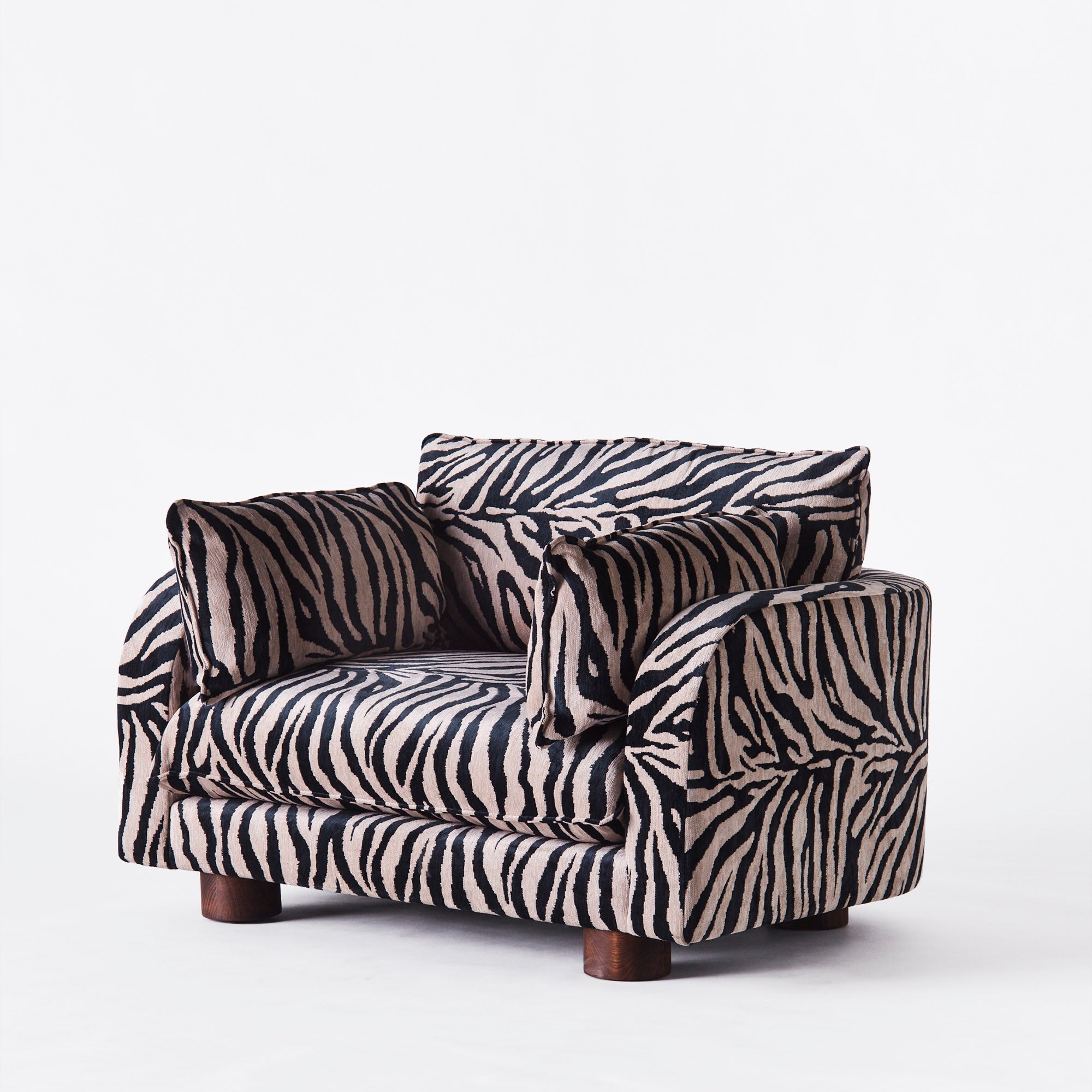 Miles Love Seat Zebra - THAT COOL LIVING