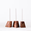 Pyramid Candle Holders Red - THAT COOL LIVING