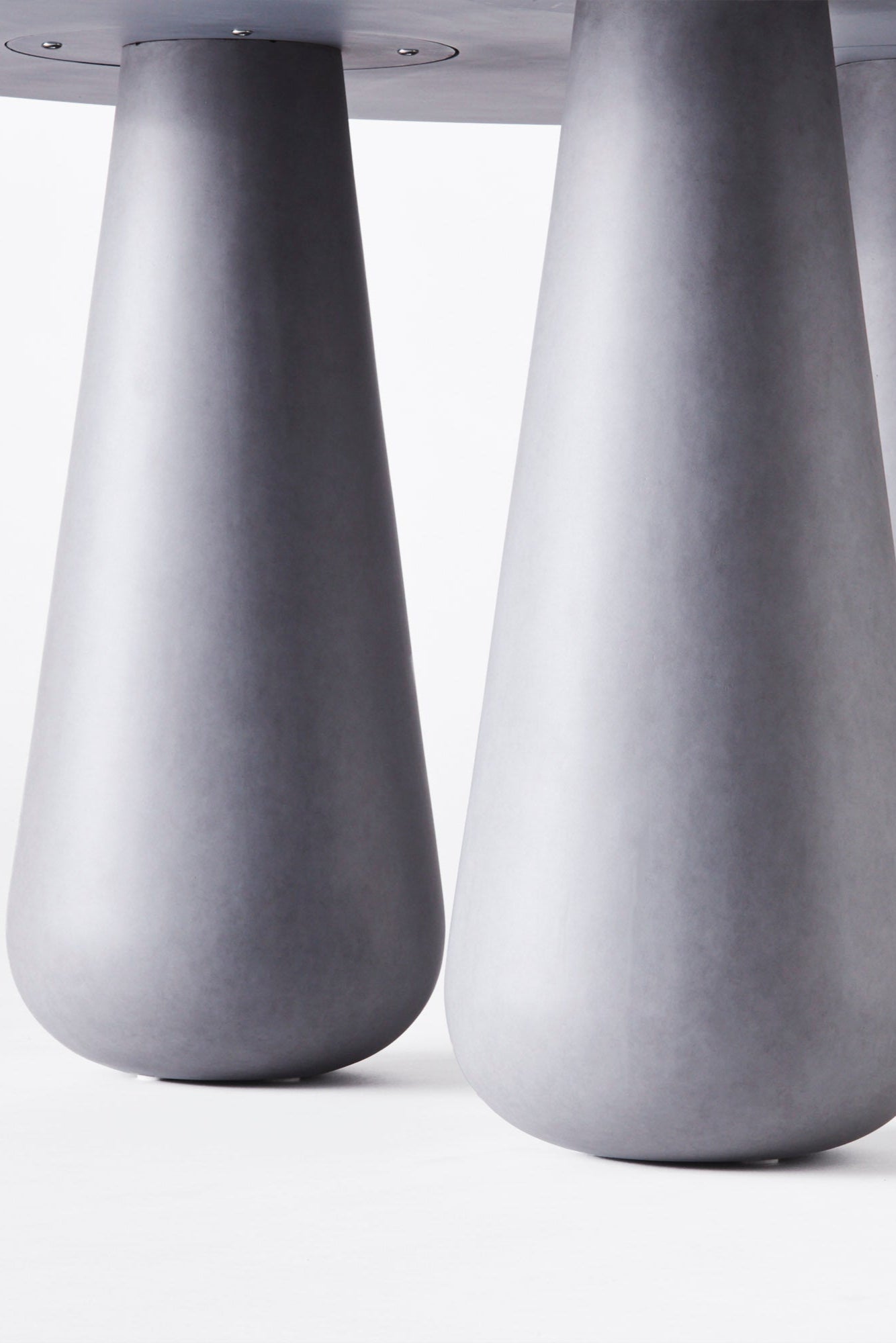 Round Dining Table Grey - THAT COOL LIVING