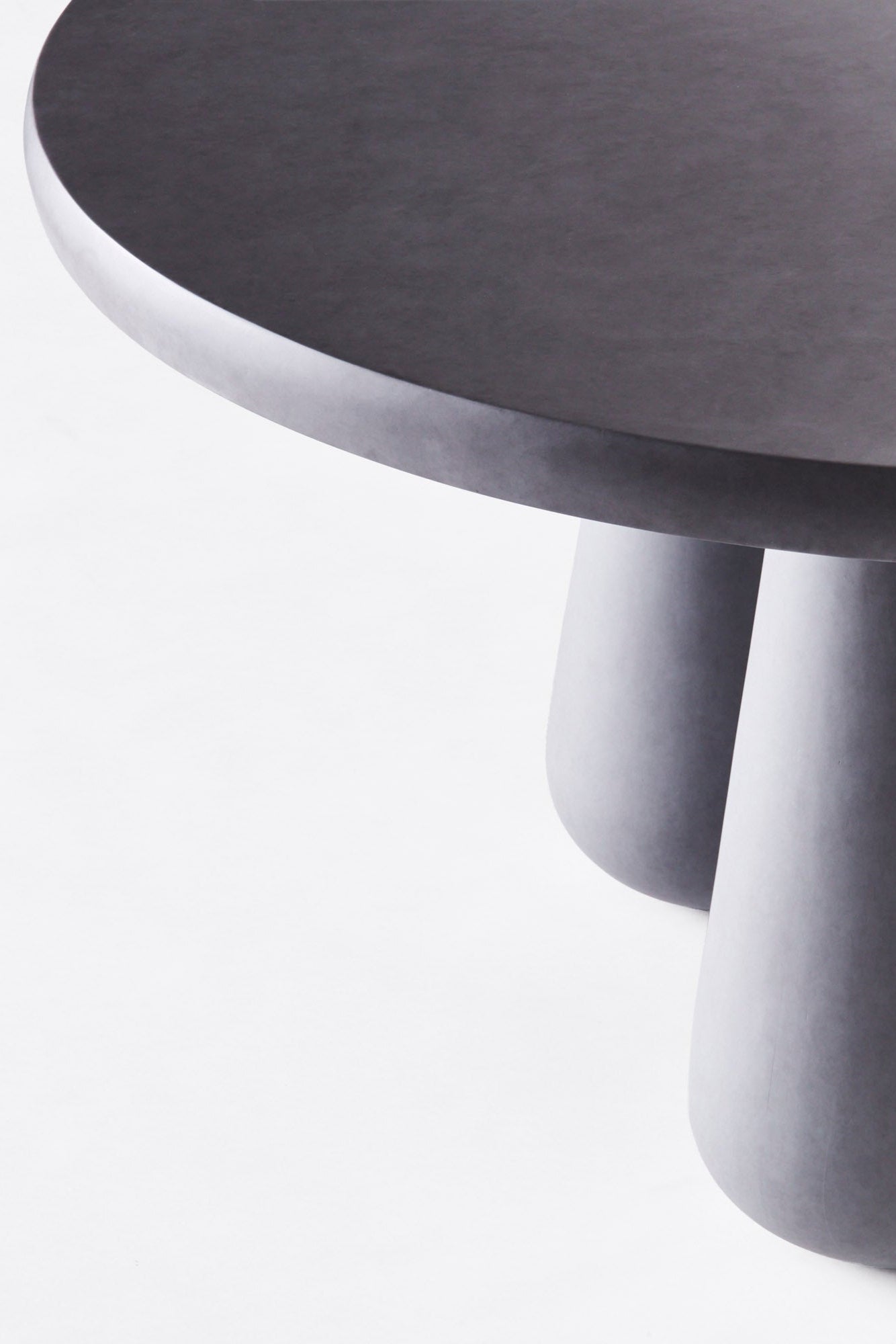 Round Dining Table Grey - THAT COOL LIVING
