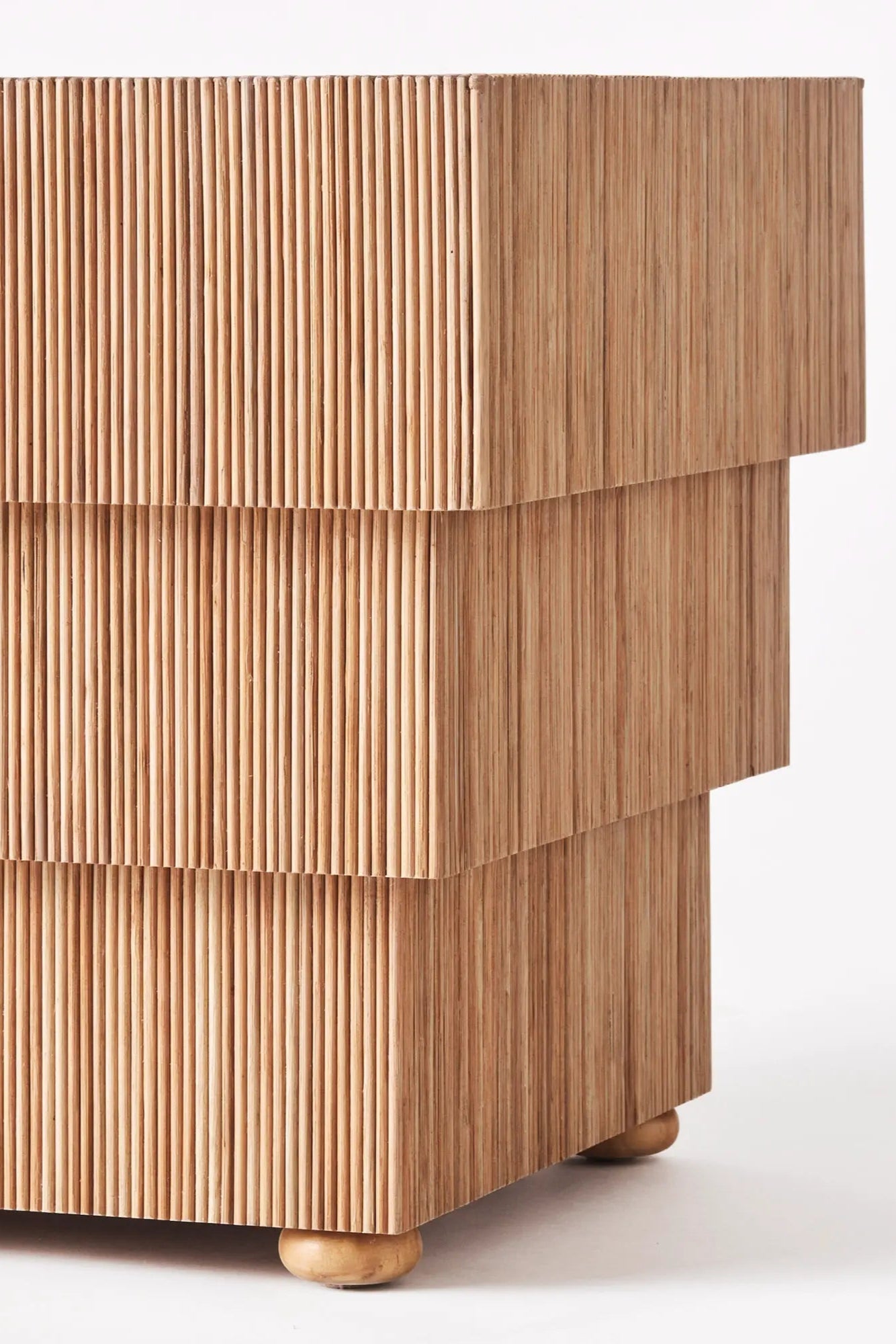 Mikado Side Table with sleek metal frame and marble top