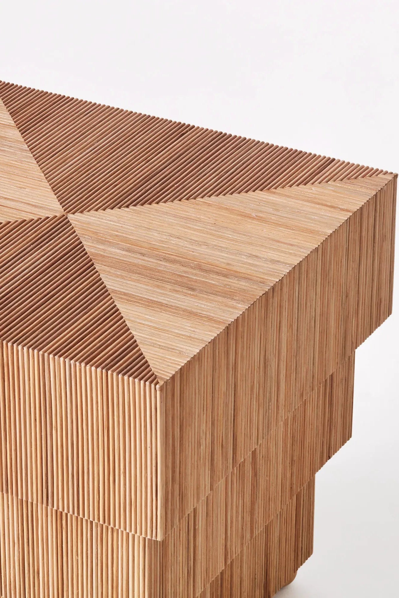 Elegant Mikado Side Table with glass top and brass accents