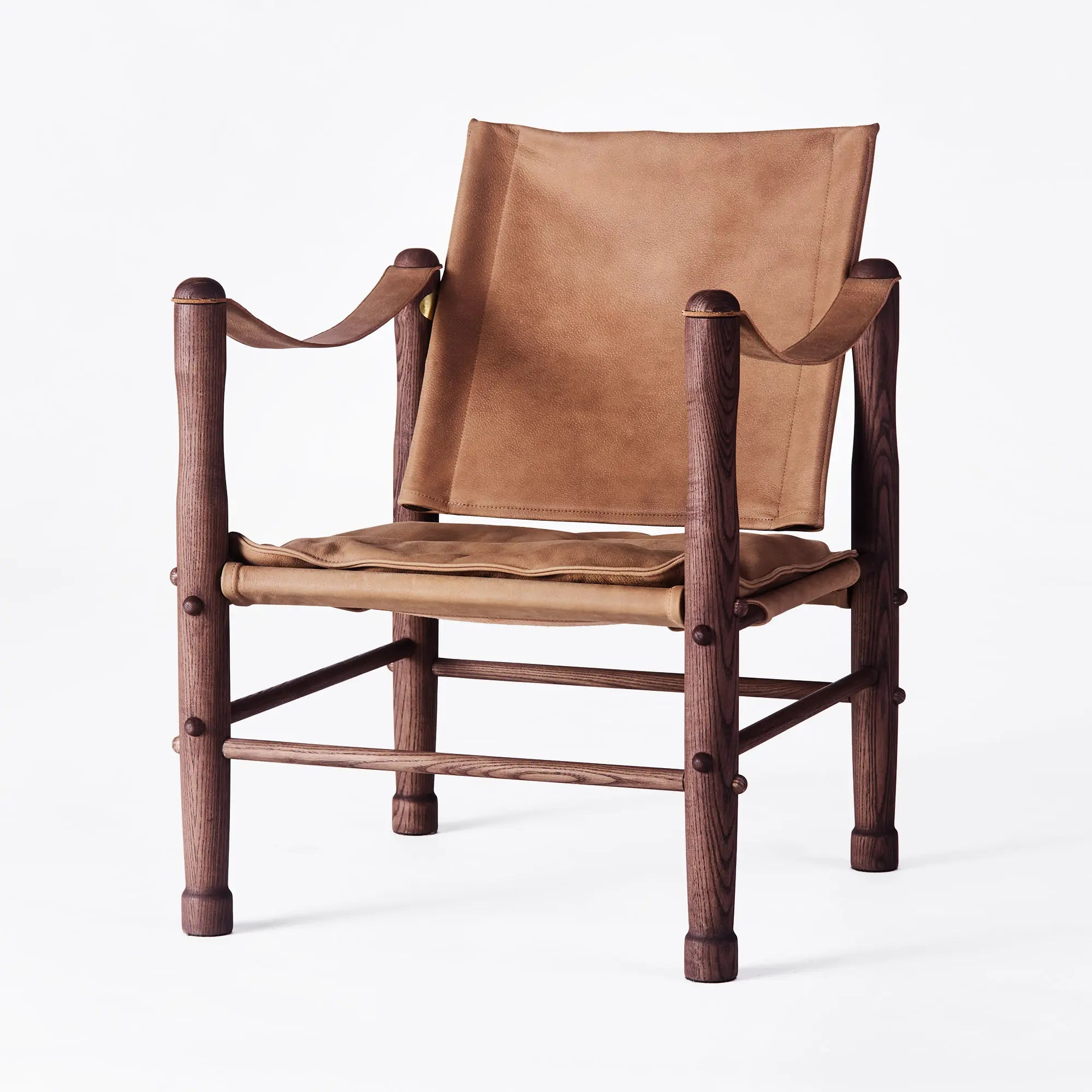 Modern Safari Chair with sleek black fabric and ergonomic design for ultimate comfort
