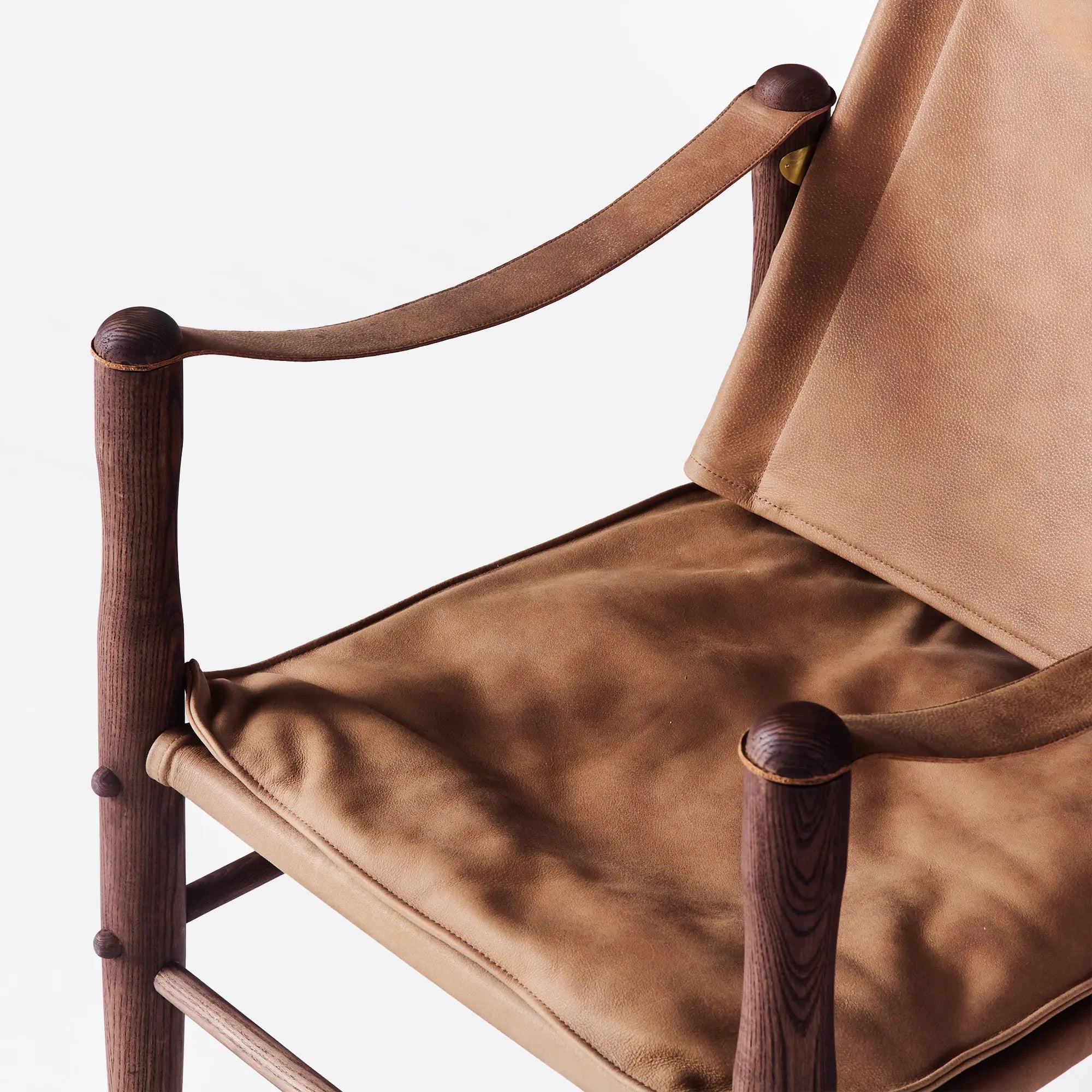 Safari Chair with side pockets for storage and carrying straps for portability