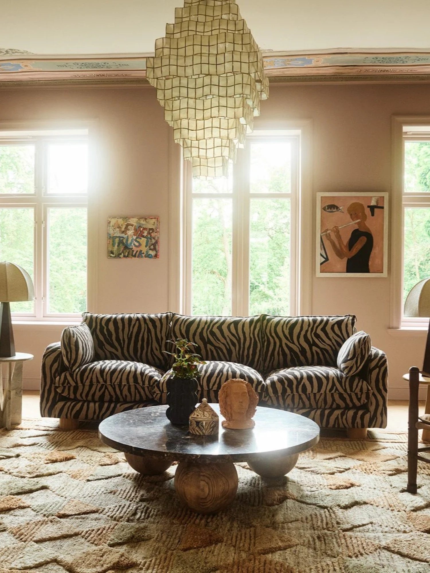 Miles Zebra Sofa by Dusty Deco - THAT COOL LIVING