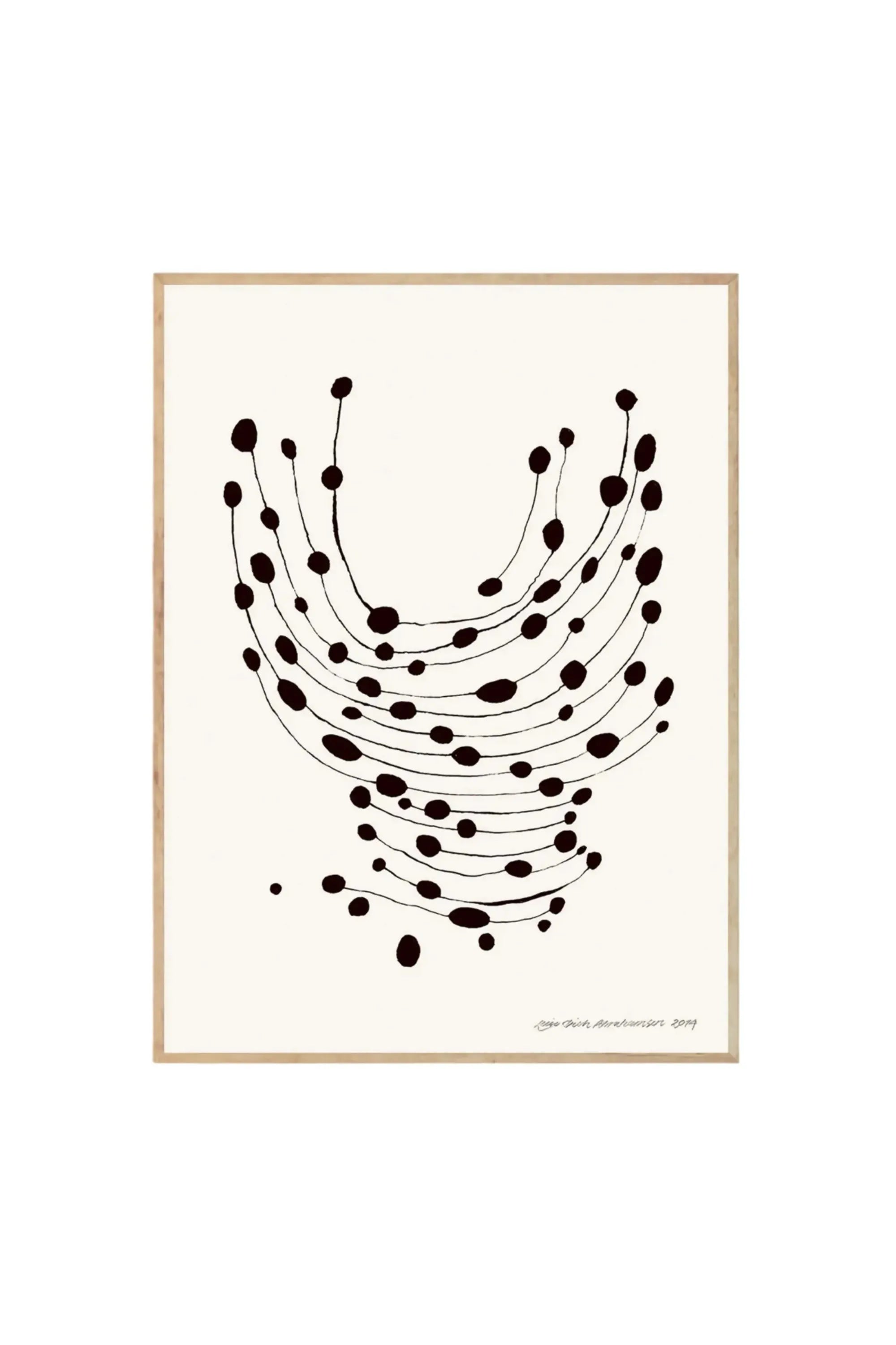 Dancing Dots - Art Print by The Poster Club - THAT COOL LIVING
