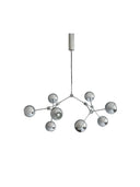 Drop Chandelier Globe - Chrome