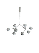 Drop Chandelier Globe - Chrome