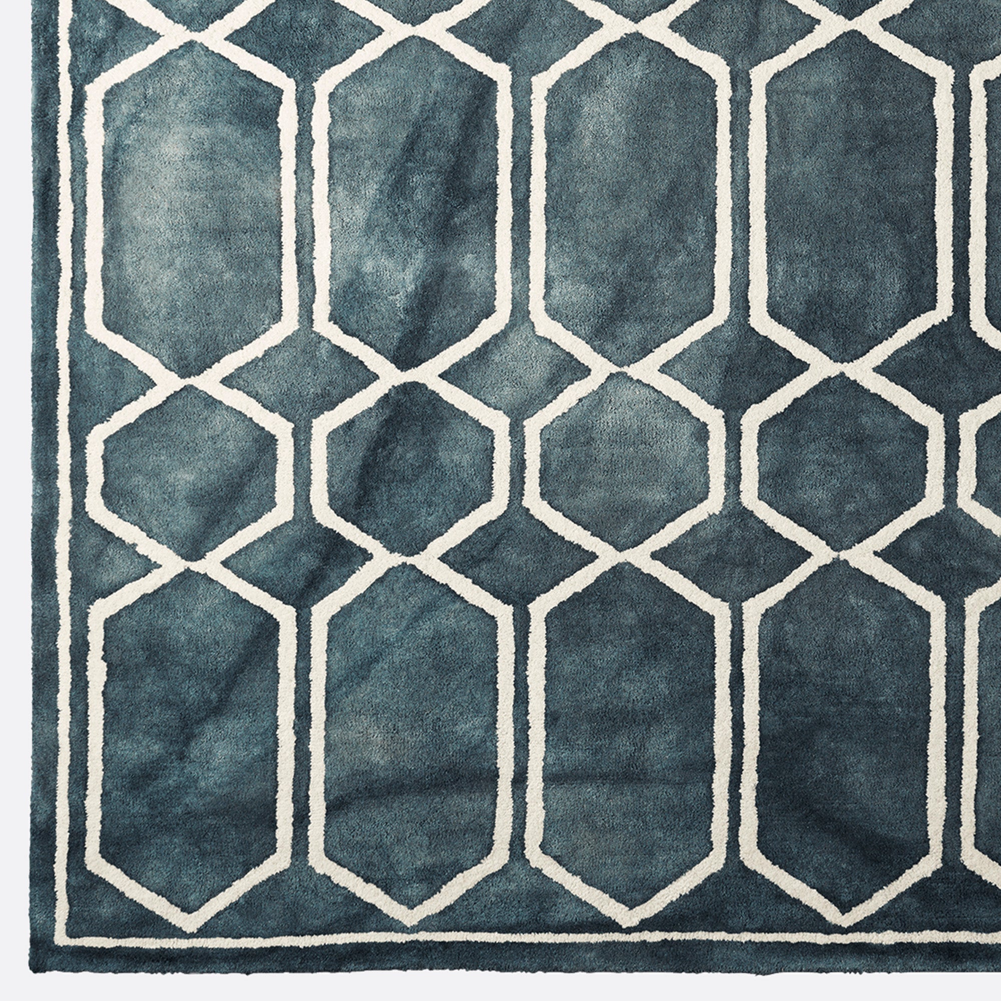 Tie Dye Graphite Ink Rug - THAT COOL LIVING