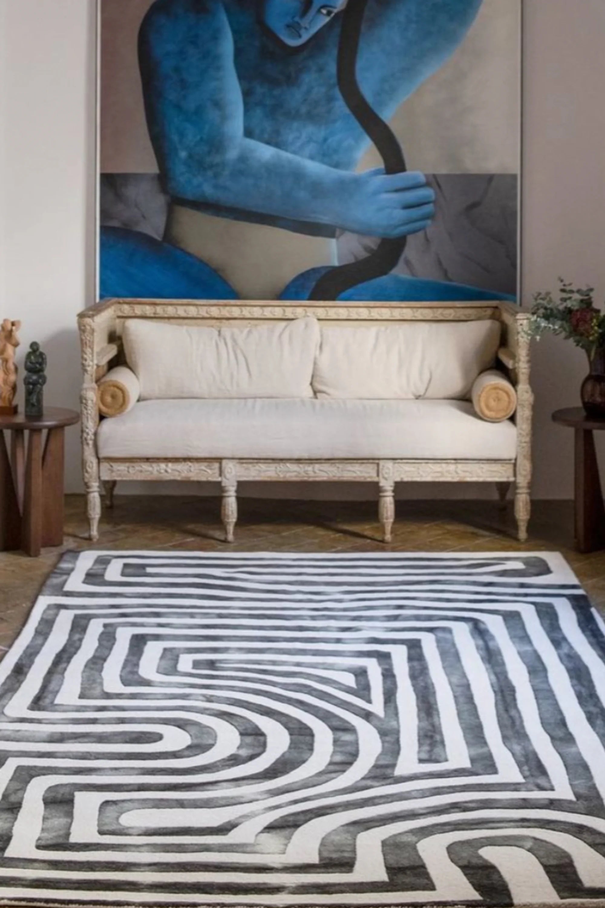 Psychedelic Labyrinth Rug - THAT COOL LIVING