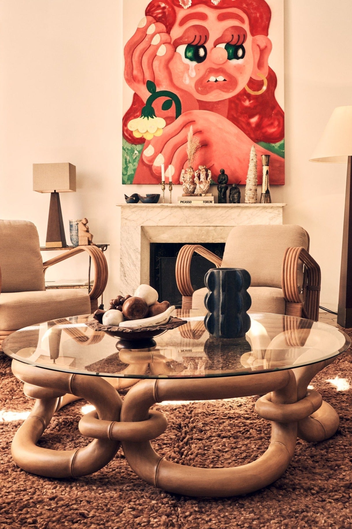 Bamboo Bracelet Coffee Table by Dusty Deco - THAT COOL LIVING