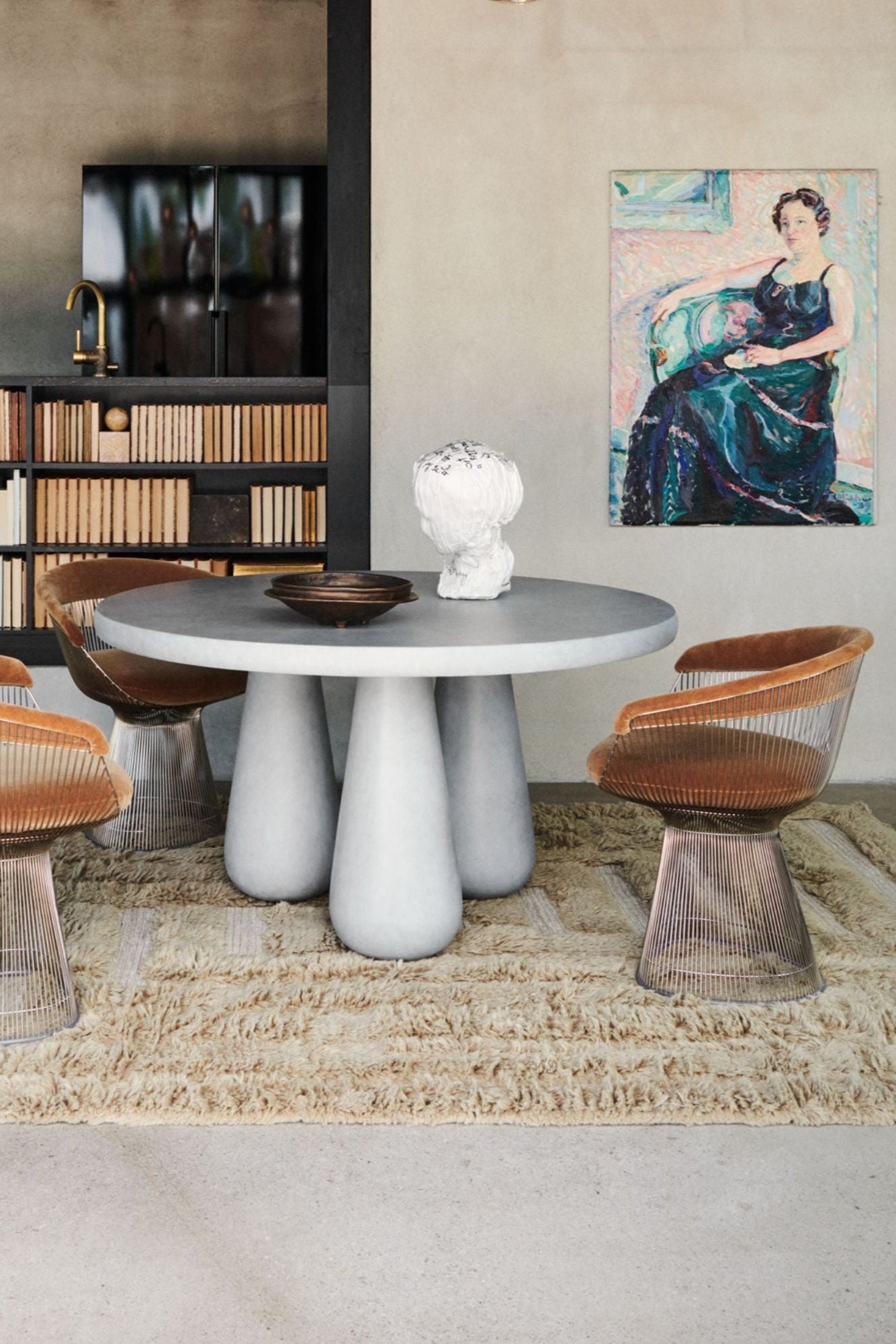 Round Dining Table Grey by Dusty Deco - THAT COOL LIVING