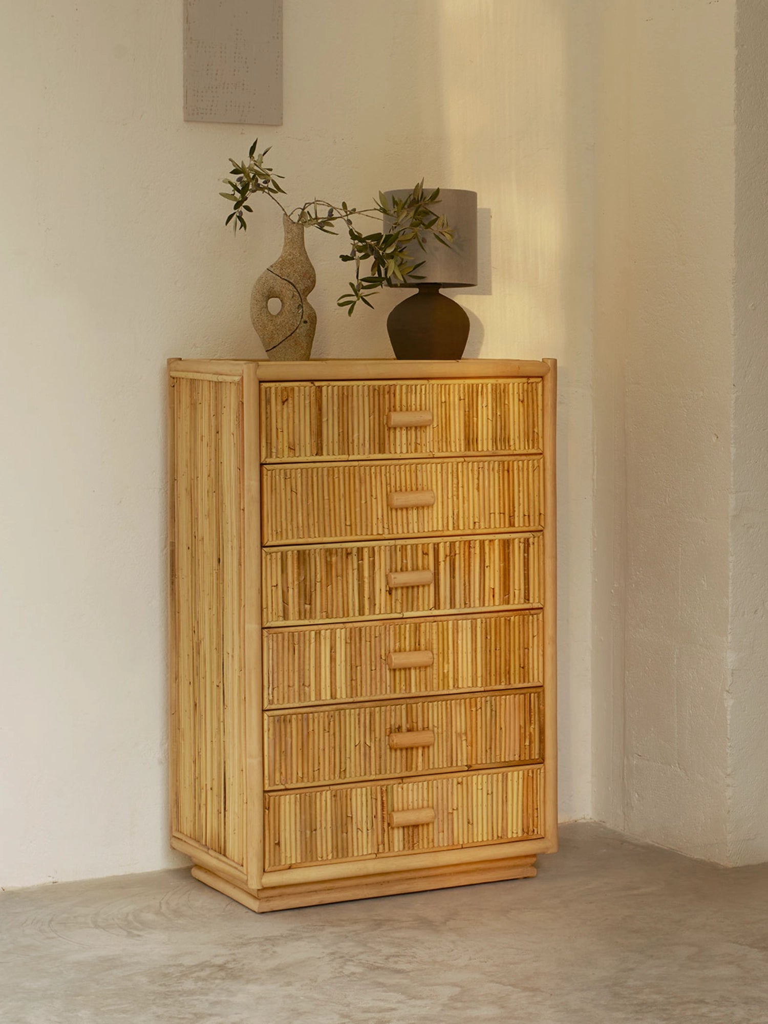 Palma Rattan Chest of Drawers - Indoor Use Only Palma Rattan Chest of Drawers - Indoor Use Only
