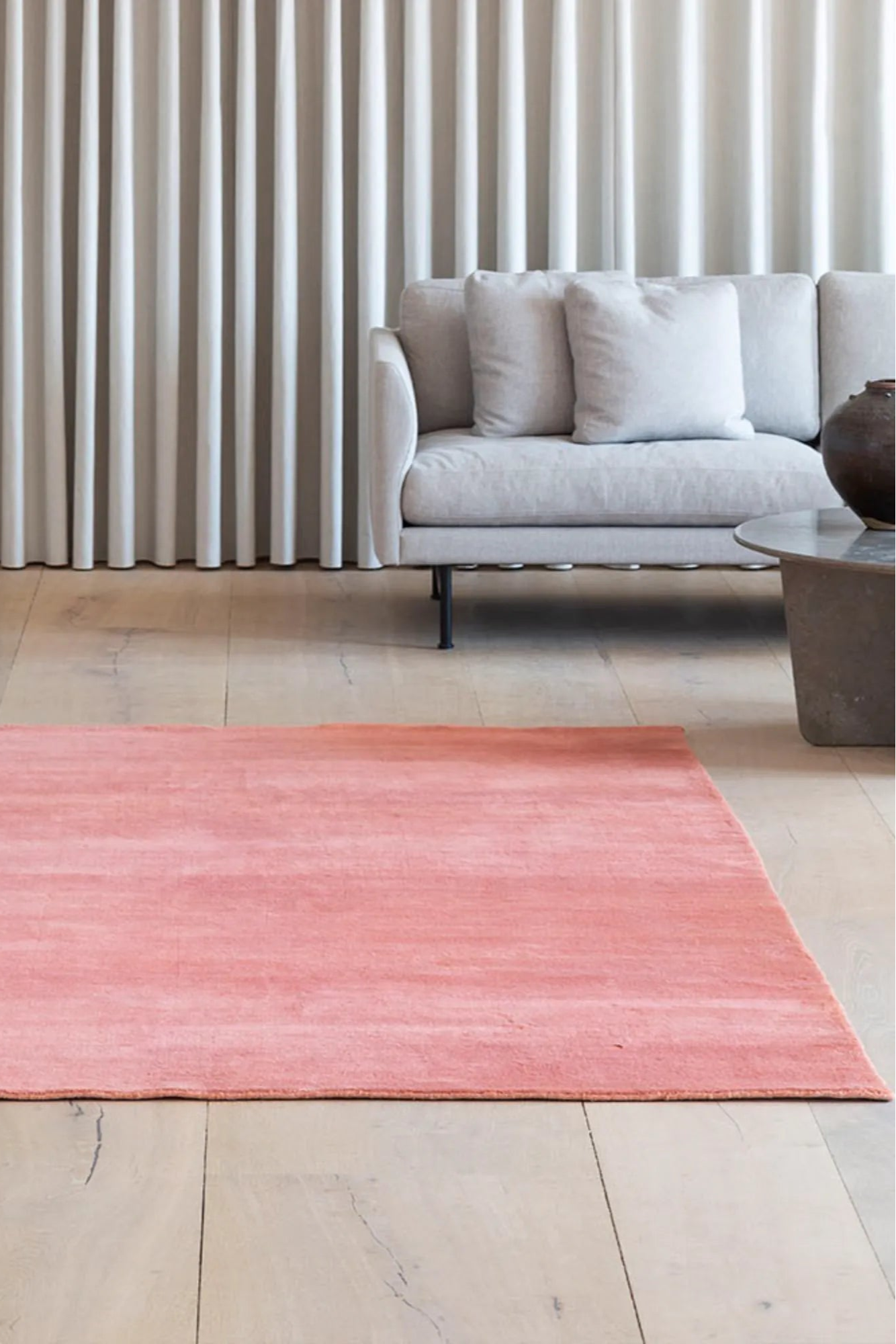  High-quality Earth Bamboo Rug with anti-slip backing for safety and comfort