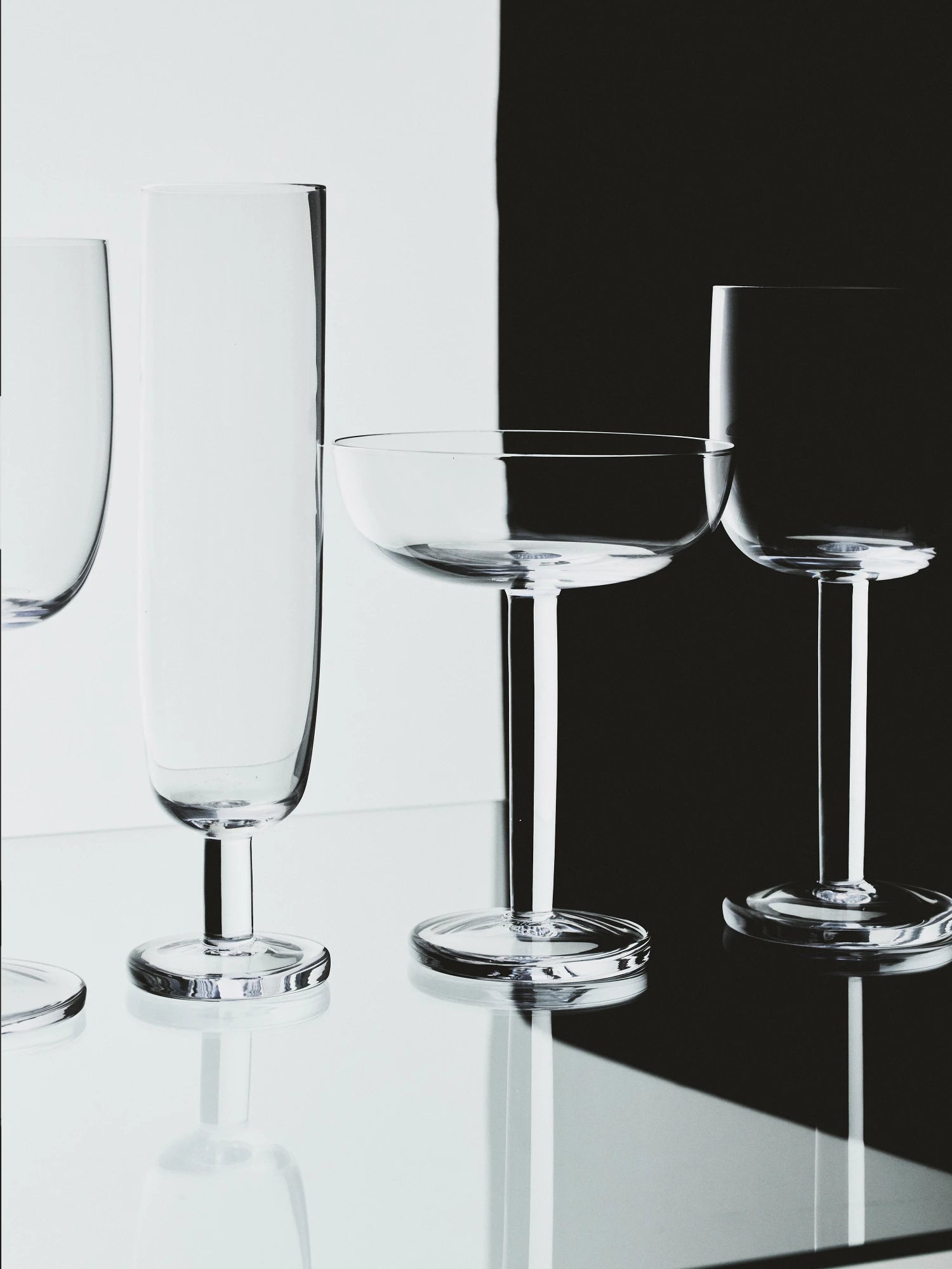 Base Champagne Flute - Set of 4 by Serax - THAT COOL LIVING