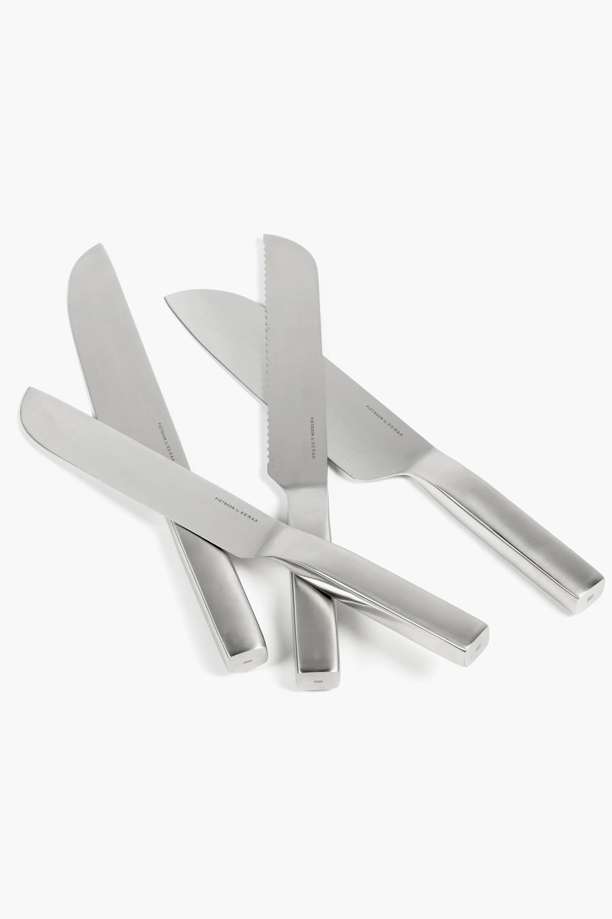Base Knife Set w/ Wooden Knife Block - THAT COOL LIVING