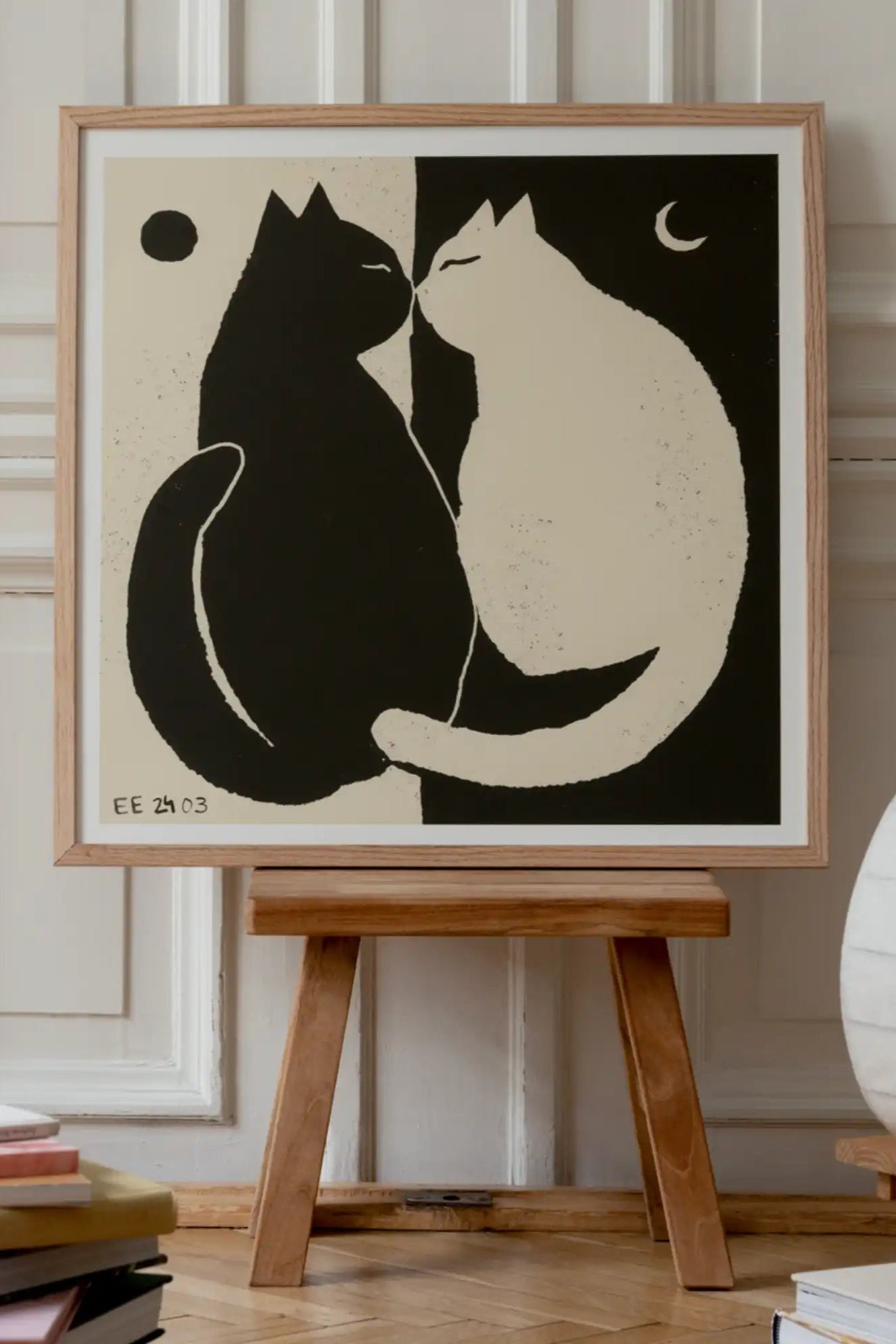 You and Me - Art Print by The Poster Club - THAT COOL LIVING