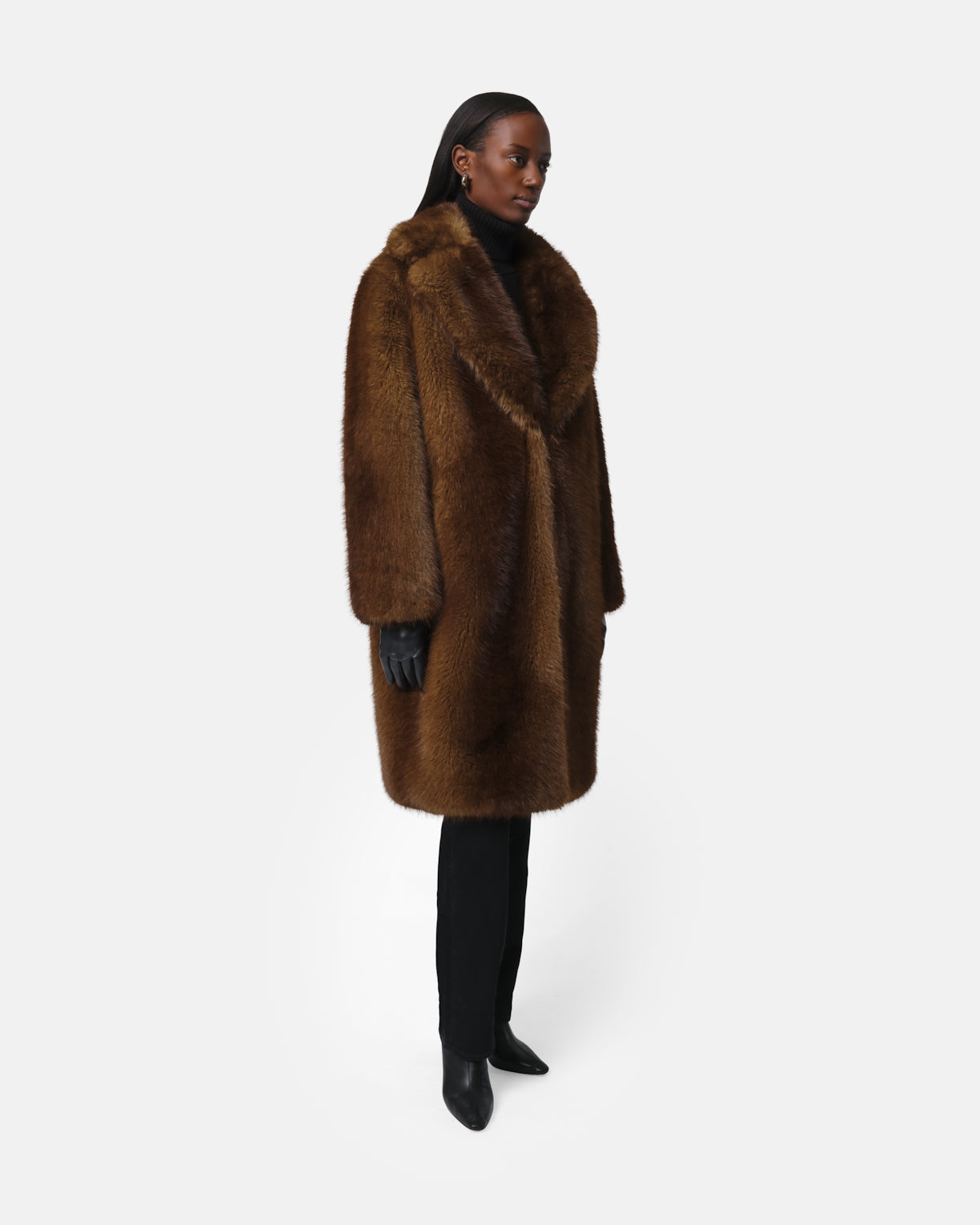 Steffi - Faux Mink Coat
