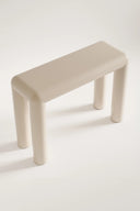 Beige stool on a white background