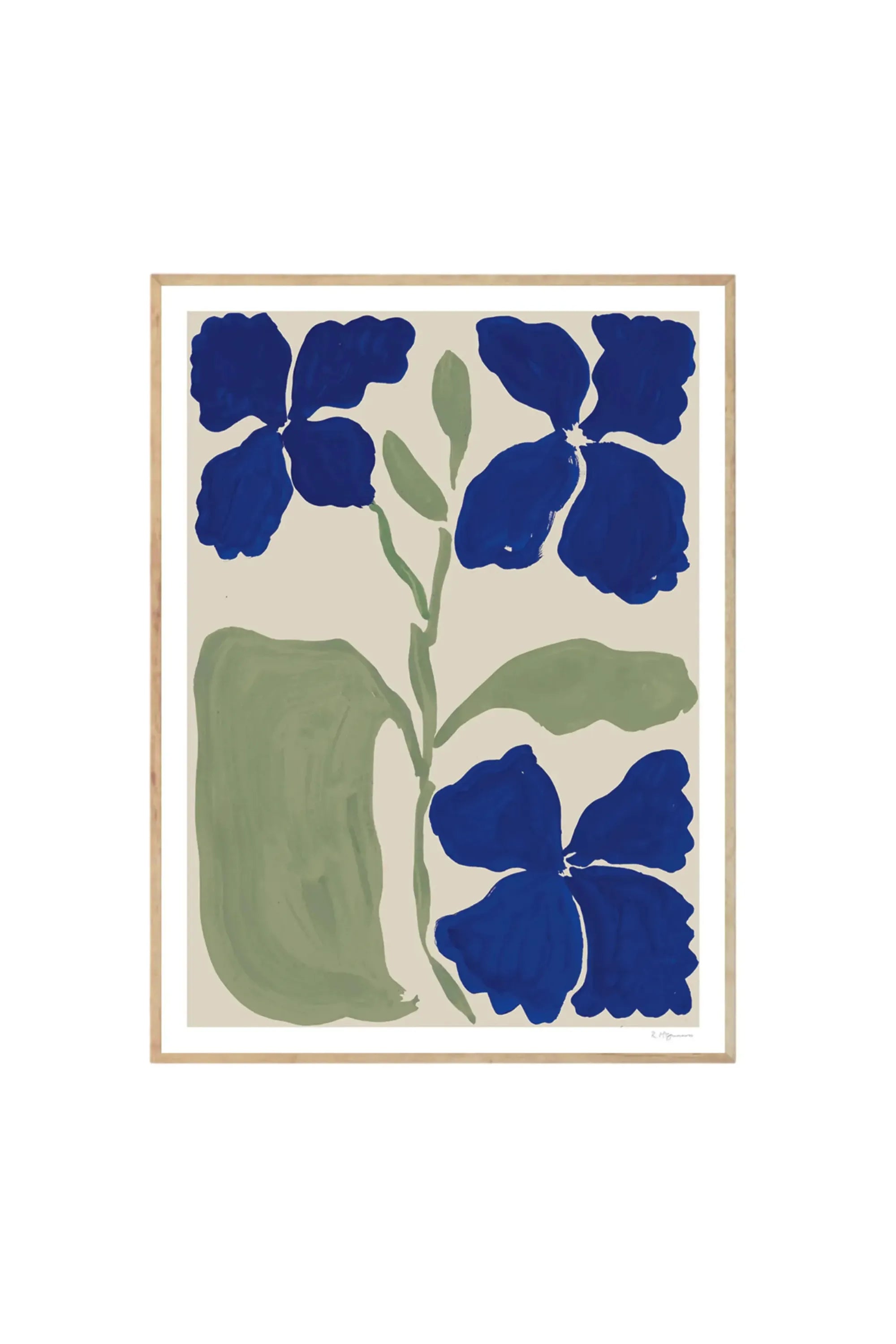 Flowers - Art Print by The Poster Club - THAT COOL LIVING