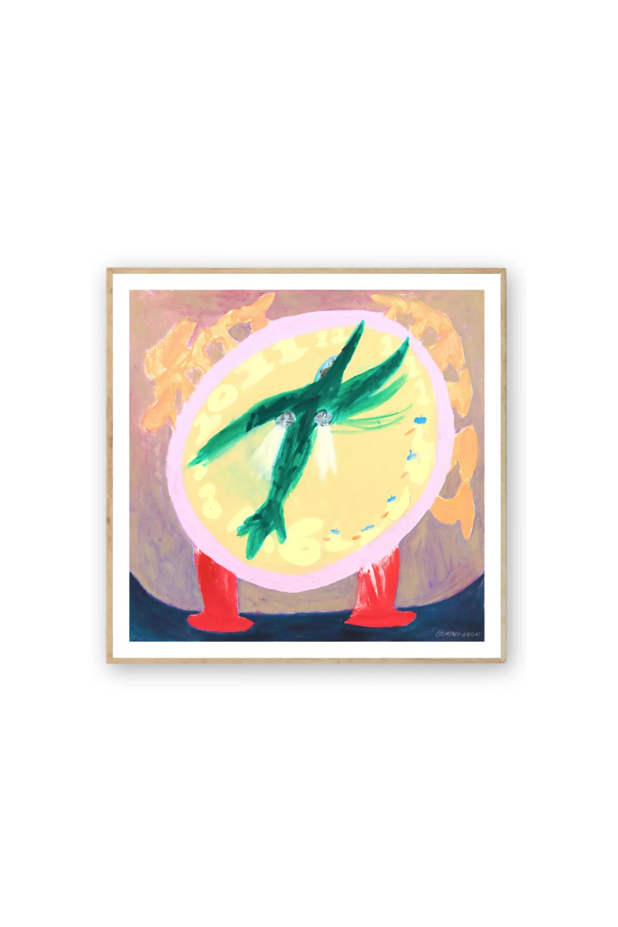 Flying through the Day - Art Print by The Poster Club - THAT COOL LIVING