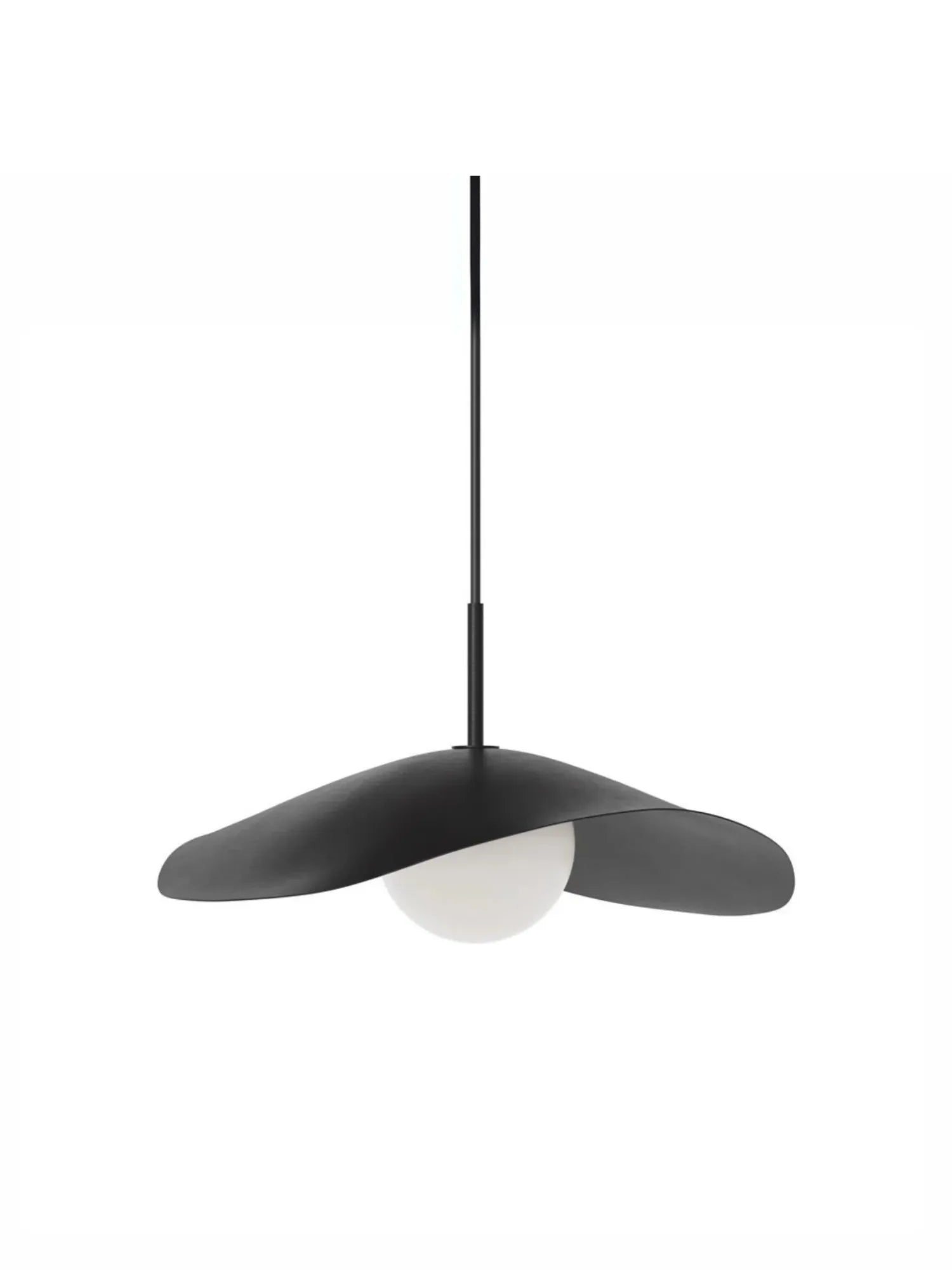 晴空　贝壳光 NORR11 Fuji Pendant Lamp, Modern Aluminium Opal Glass