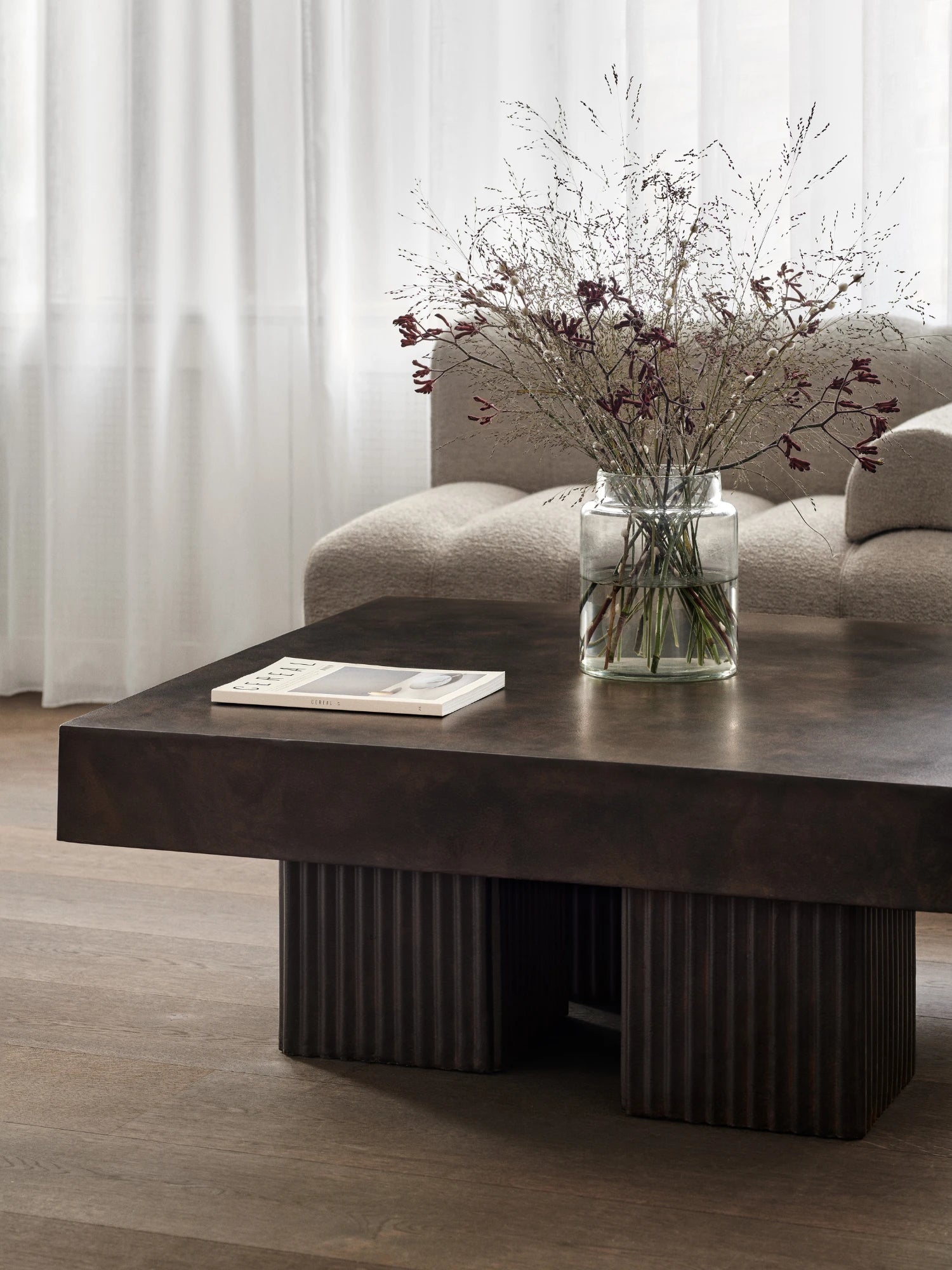 gear coffee table NORR11 Gear Square Concrete Coffee Table